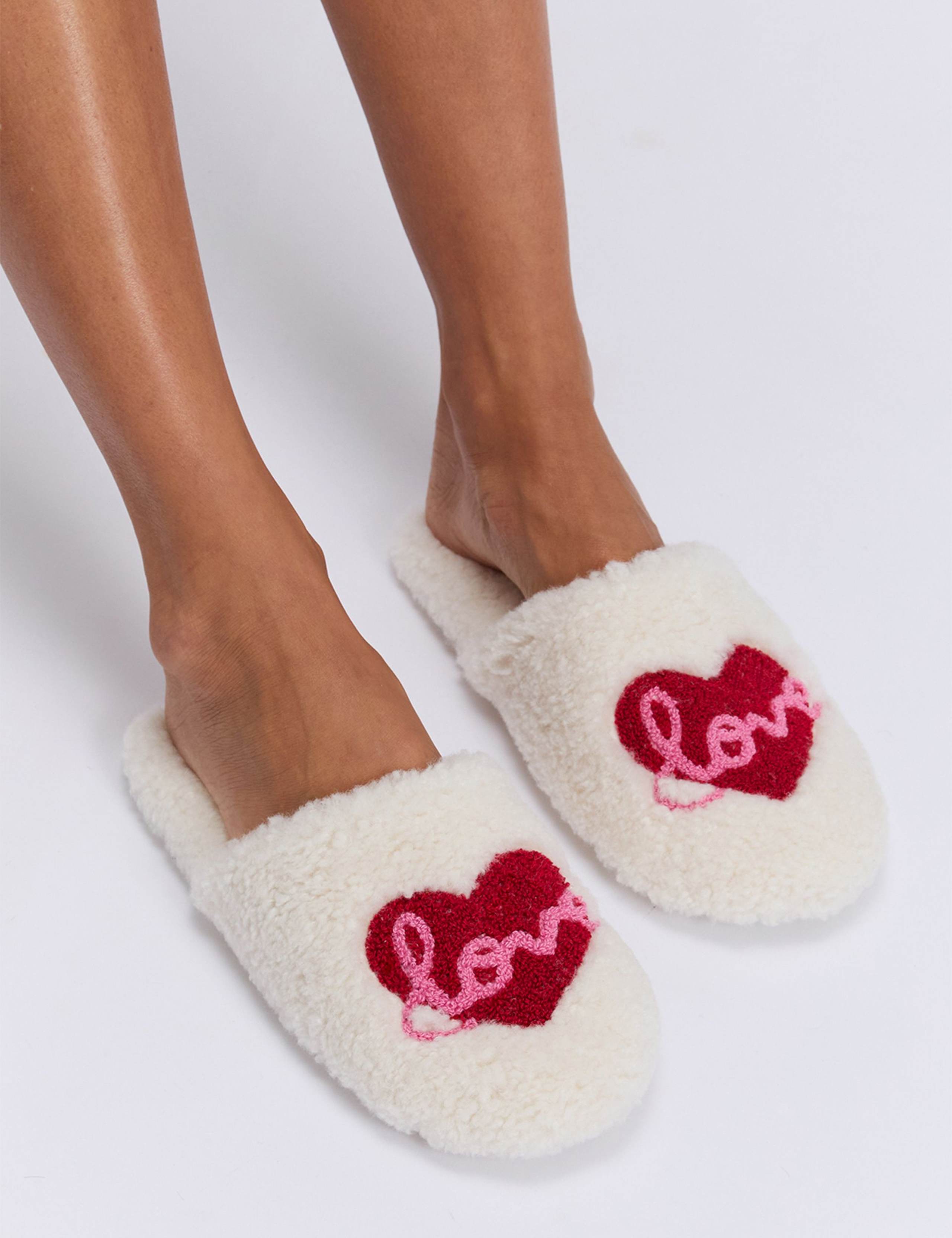 Valentines Love Borg Mule Slippers 4 of 5