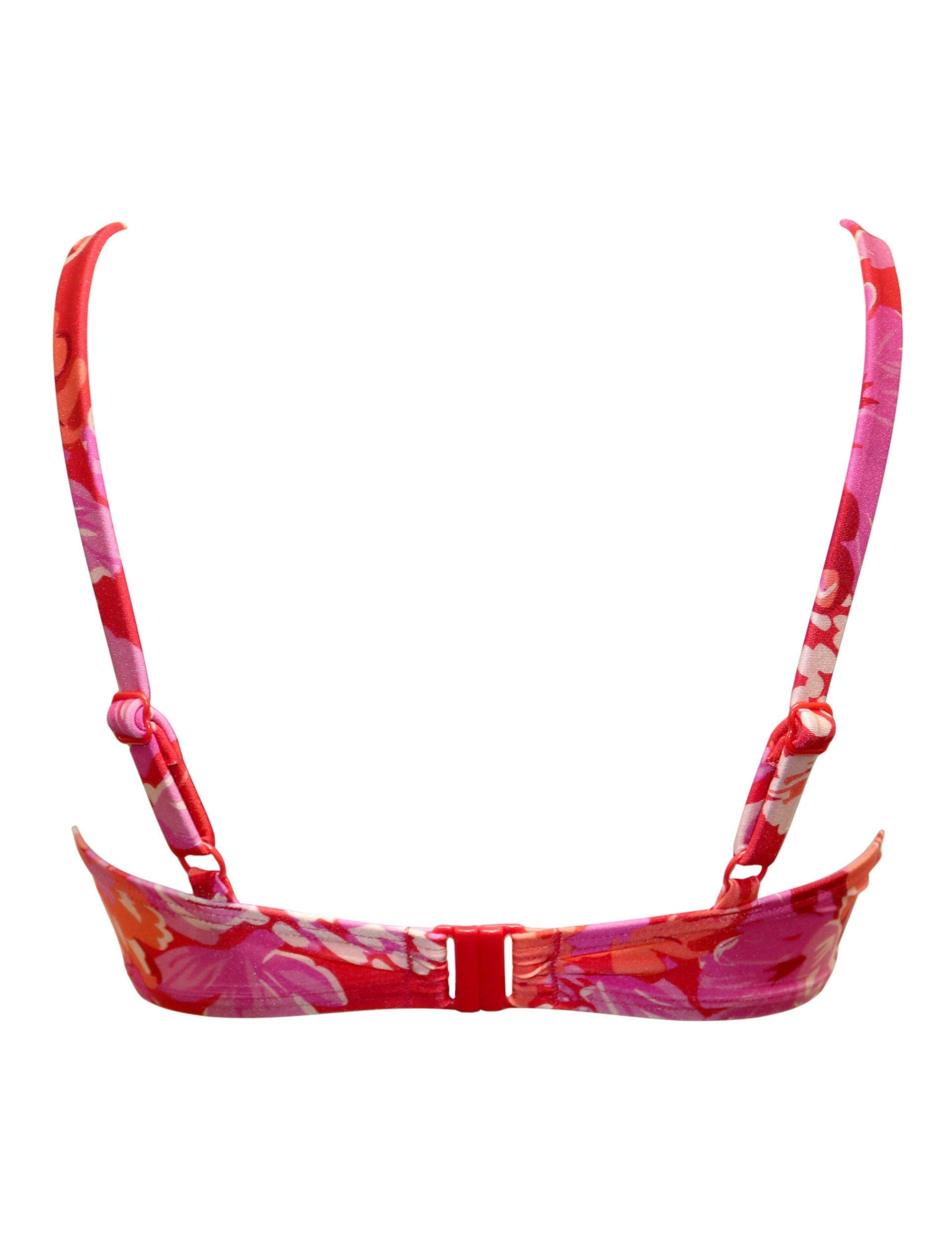 Casablanca Wired Tie Front Plunge Bikini Top (B-G) 8 of 9