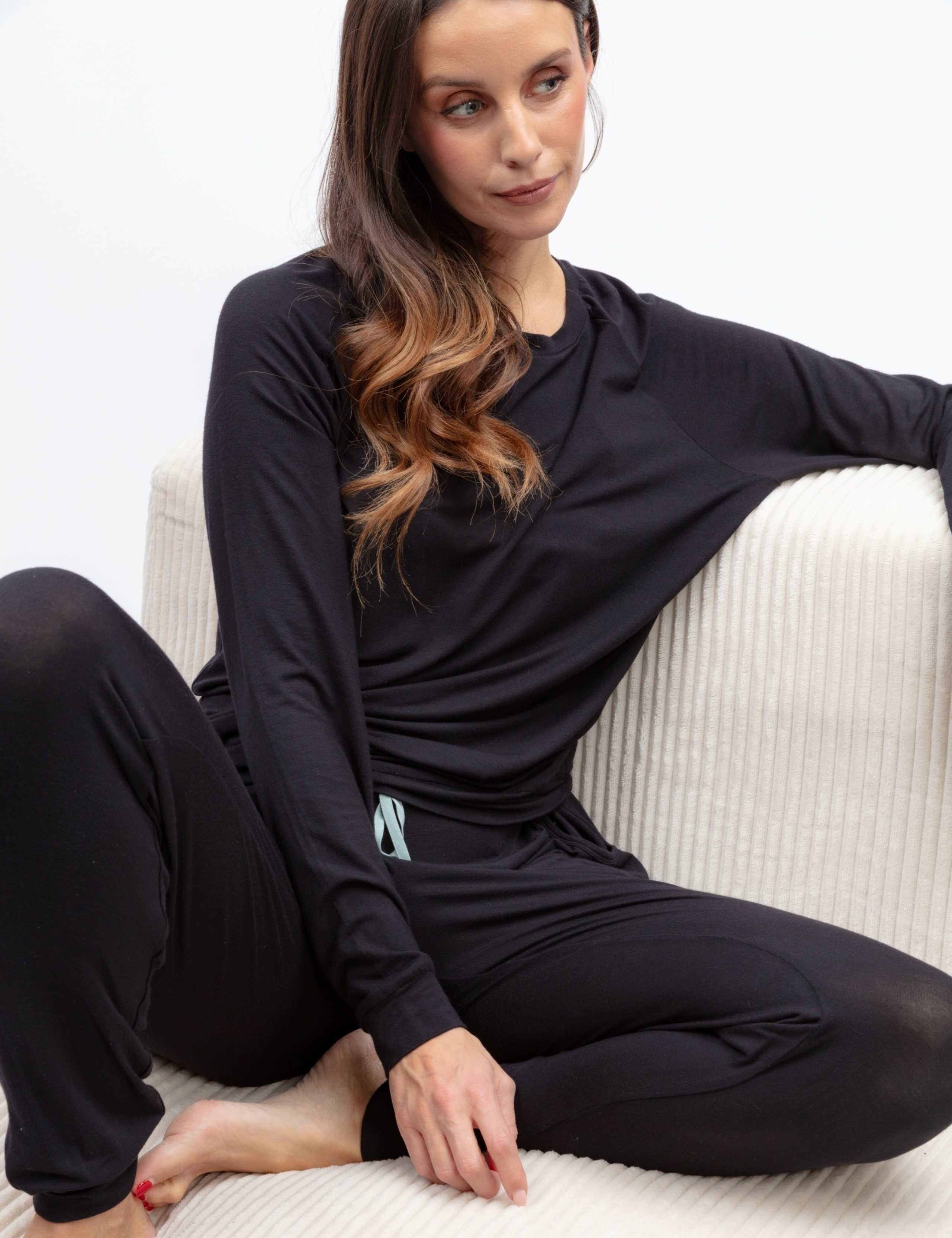 Modal Rich Cuffed Hem Pyjama Bottoms 3 of 4