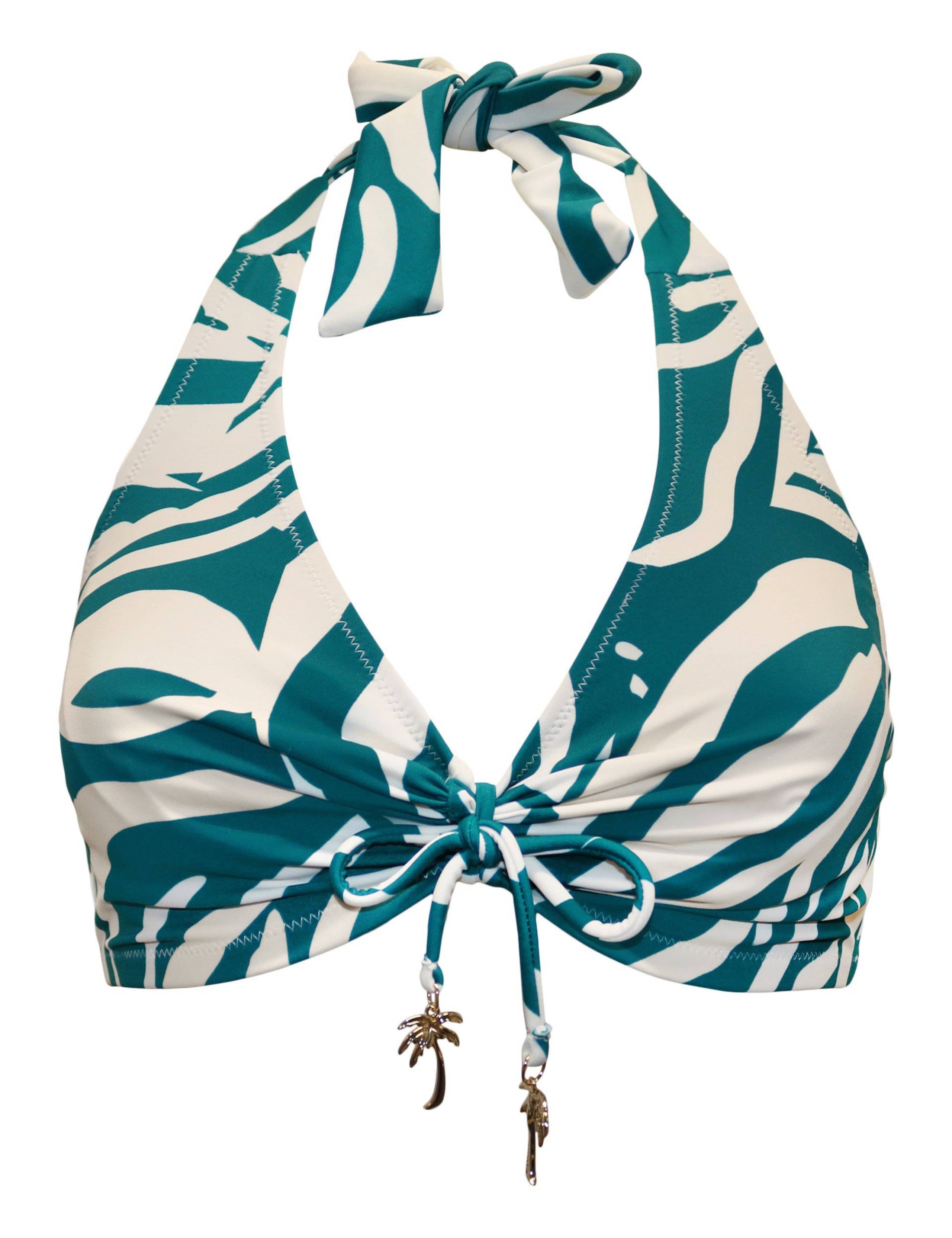 Madrid Wired Halter Neck Triangle Bikini Top (C-G) 2 of 8