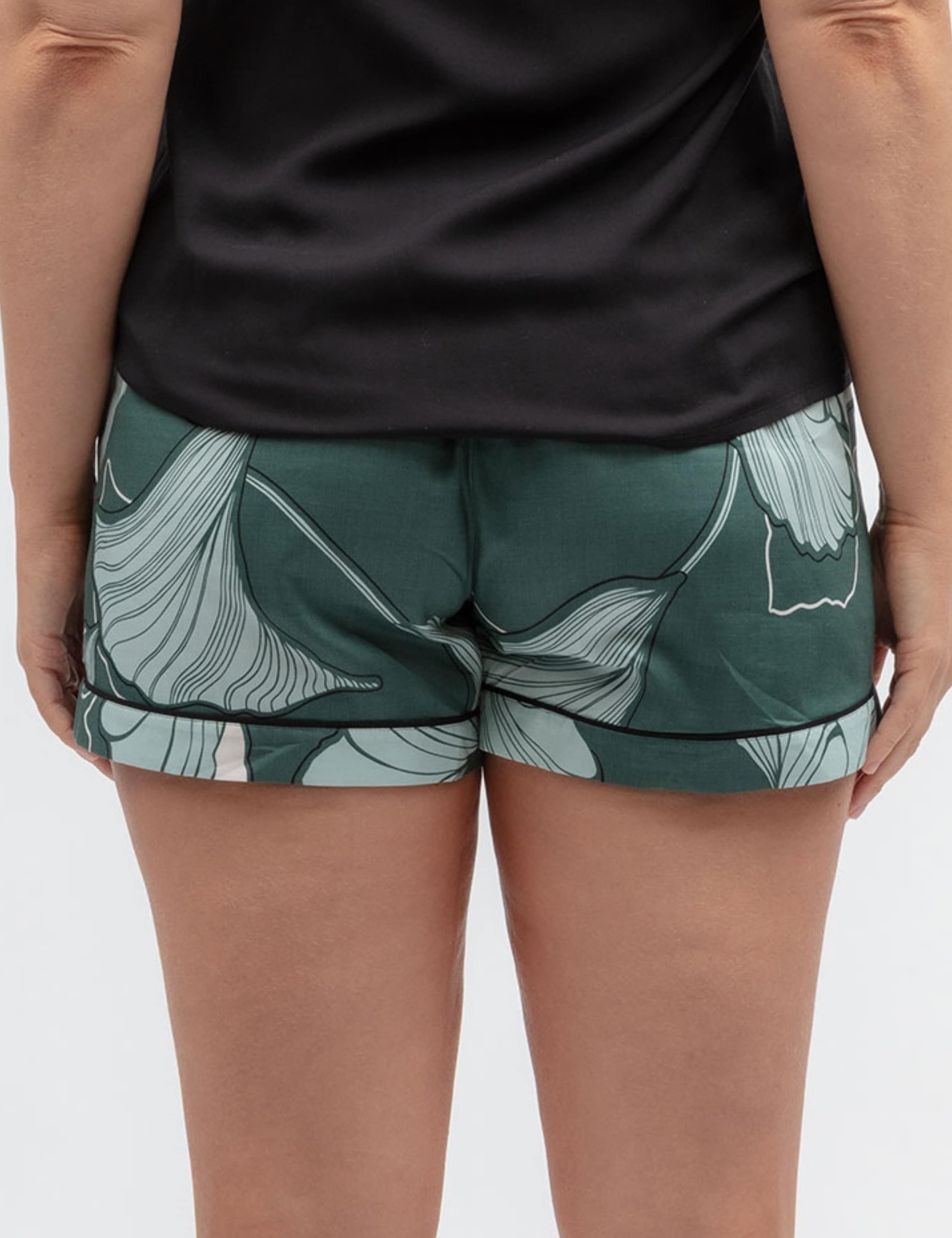 Cotton Rich Floral Pyjama Shorts 3 of 3