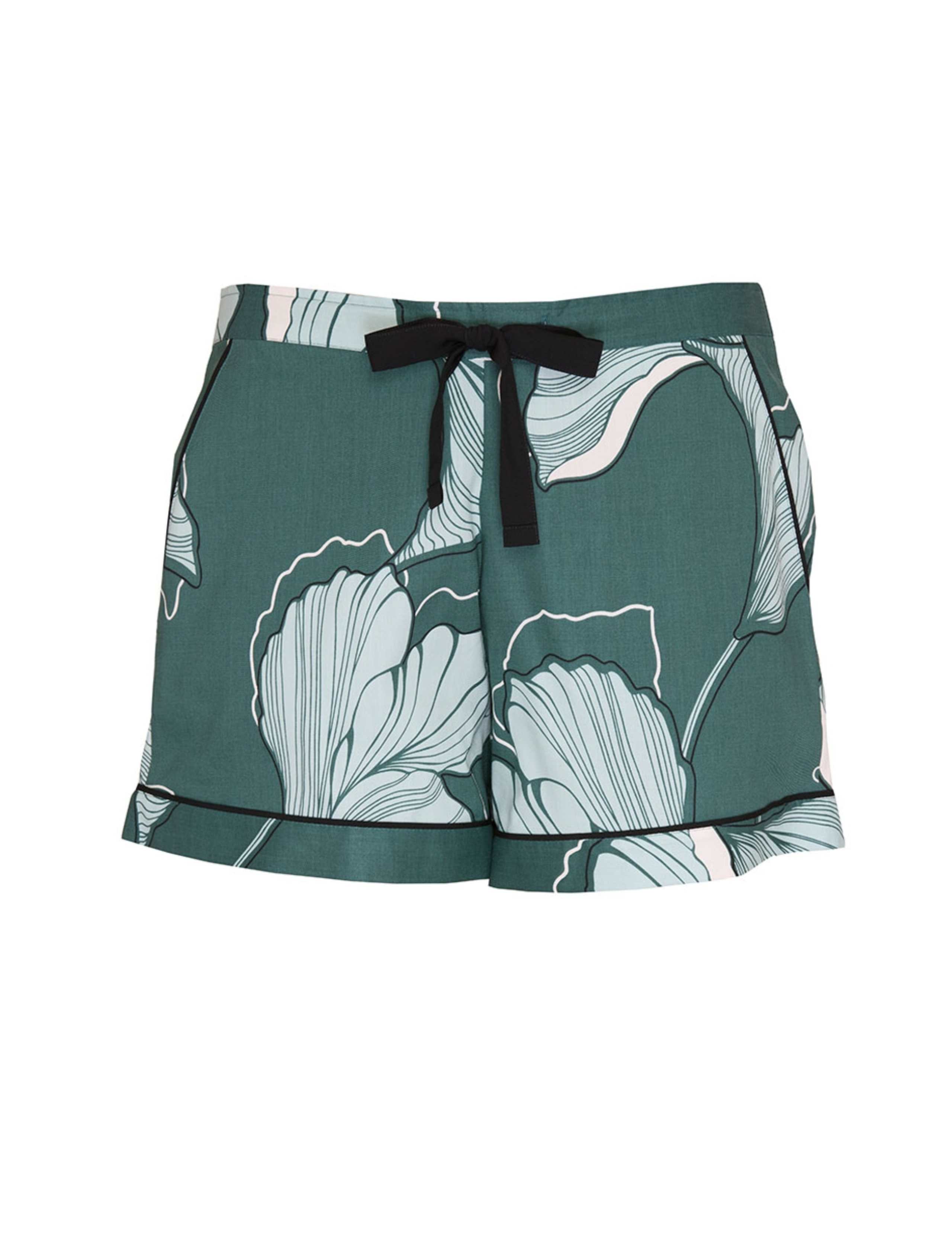 Cotton Rich Floral Pyjama Shorts 2 of 3