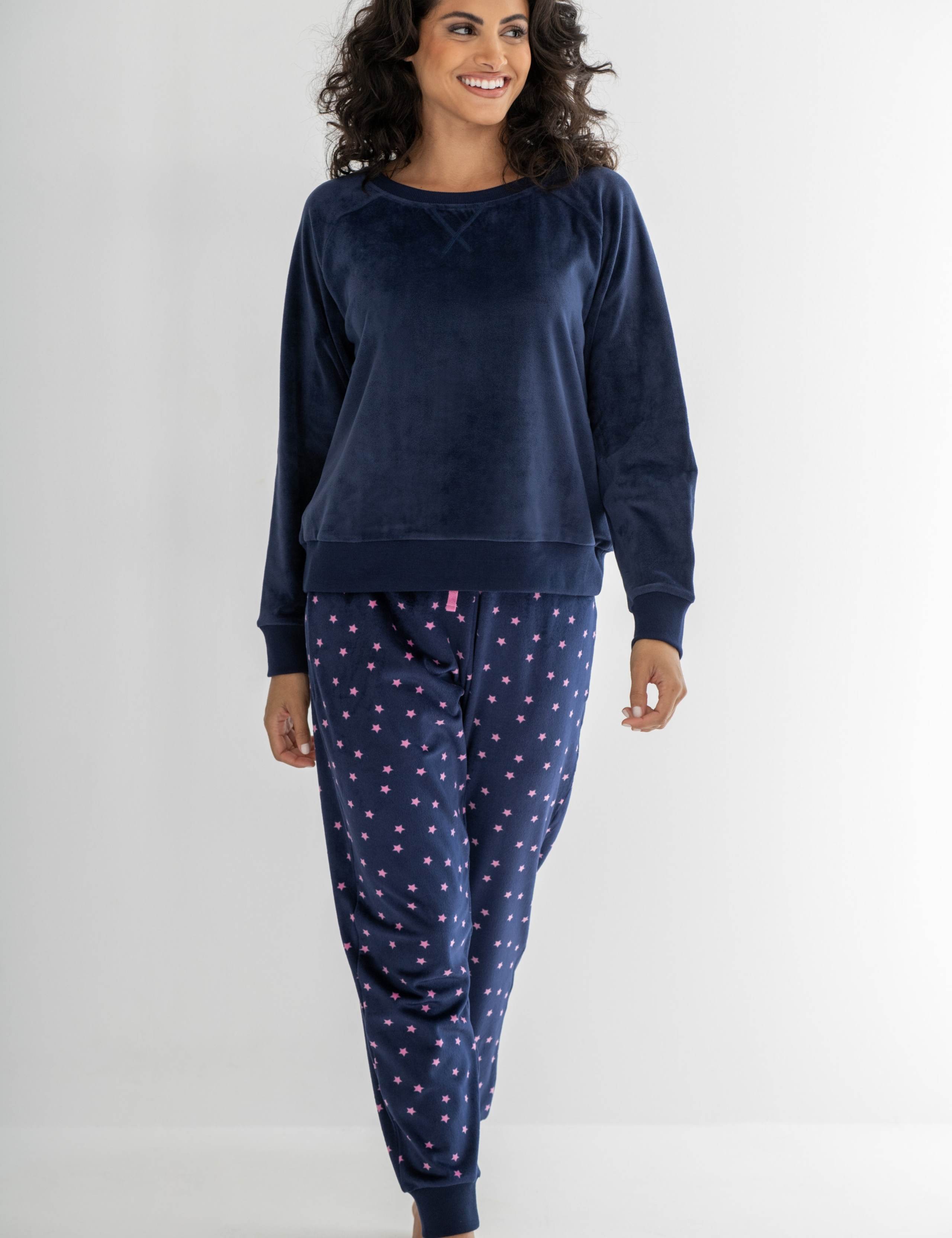Fleece Heart Print Pyjama Set 6 of 8