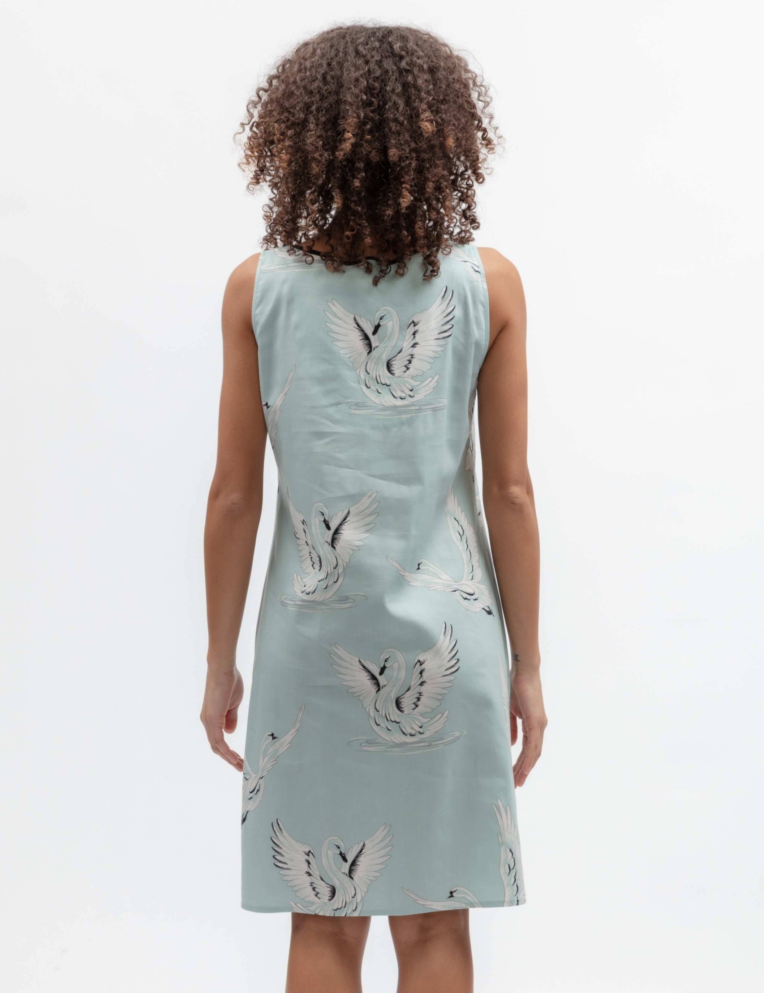 Cotton Rich Swan Print Nightdress 4 of 4