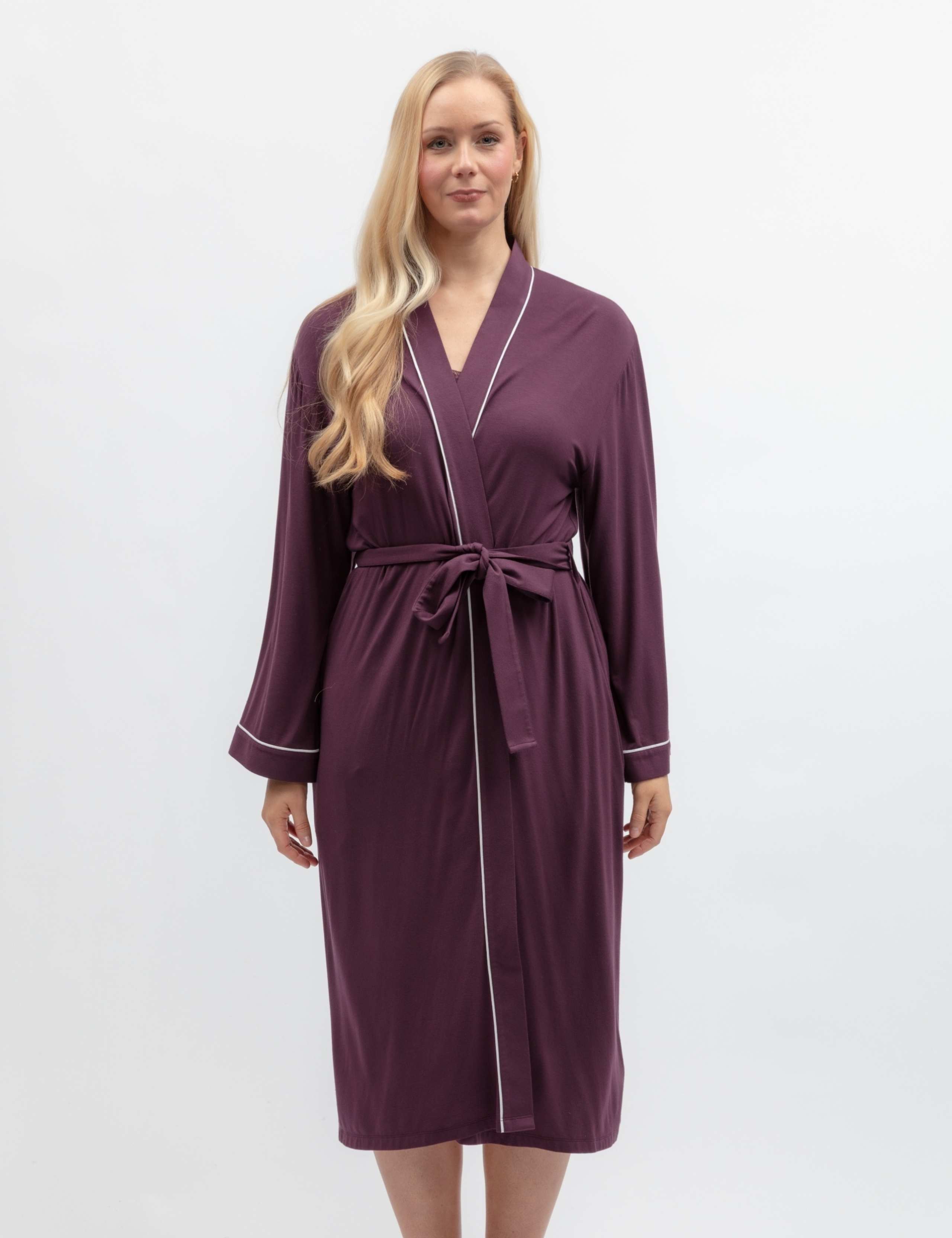 Modal Rich Jersey Dressing Gown 3 of 4
