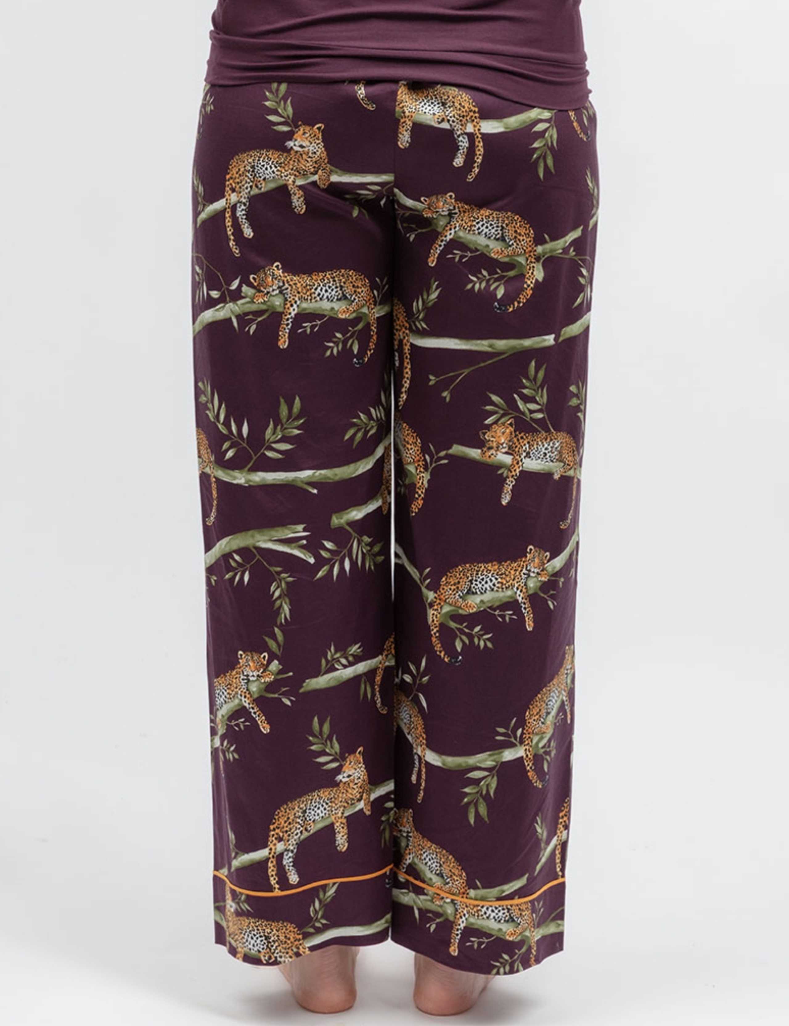 Cotton Modal Leopard Print Pyjama Bottoms 4 of 4