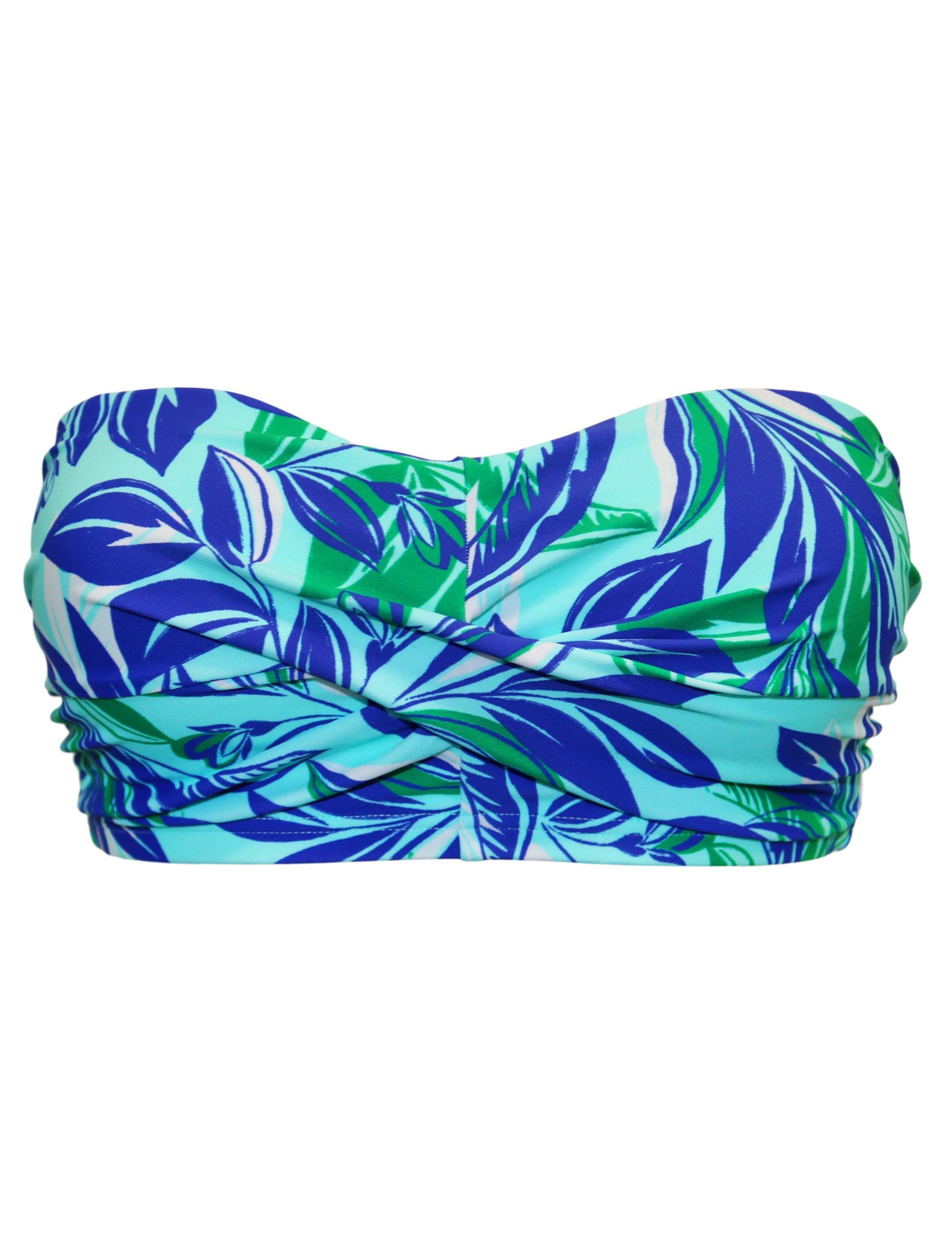 Santa Monica Printed Bandeau Bikini Top 7 of 9