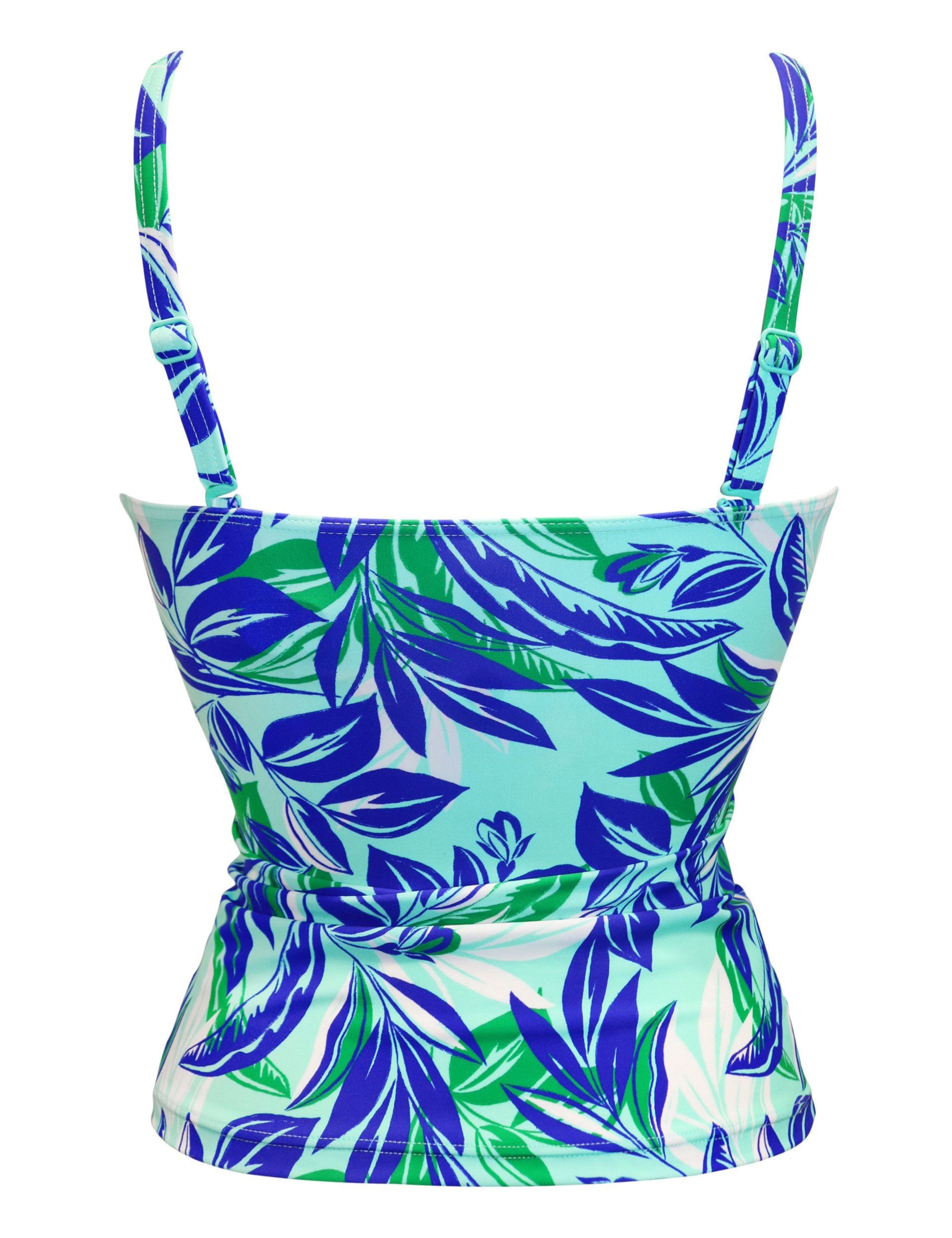 Santa Monica Printed Bandeau Tankini Top 5 of 5