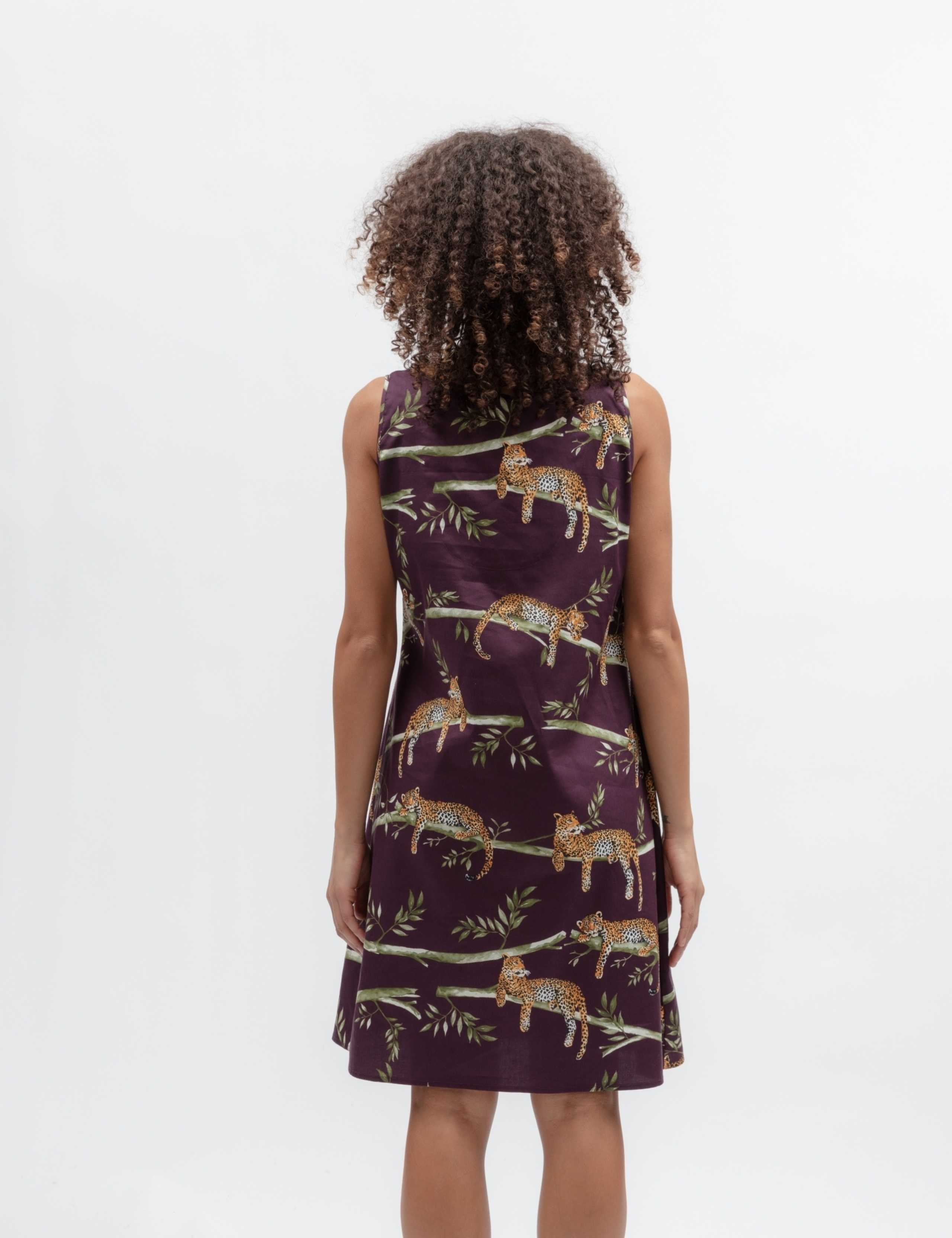 Cotton Modal Leopard Print Nightdress 4 of 4