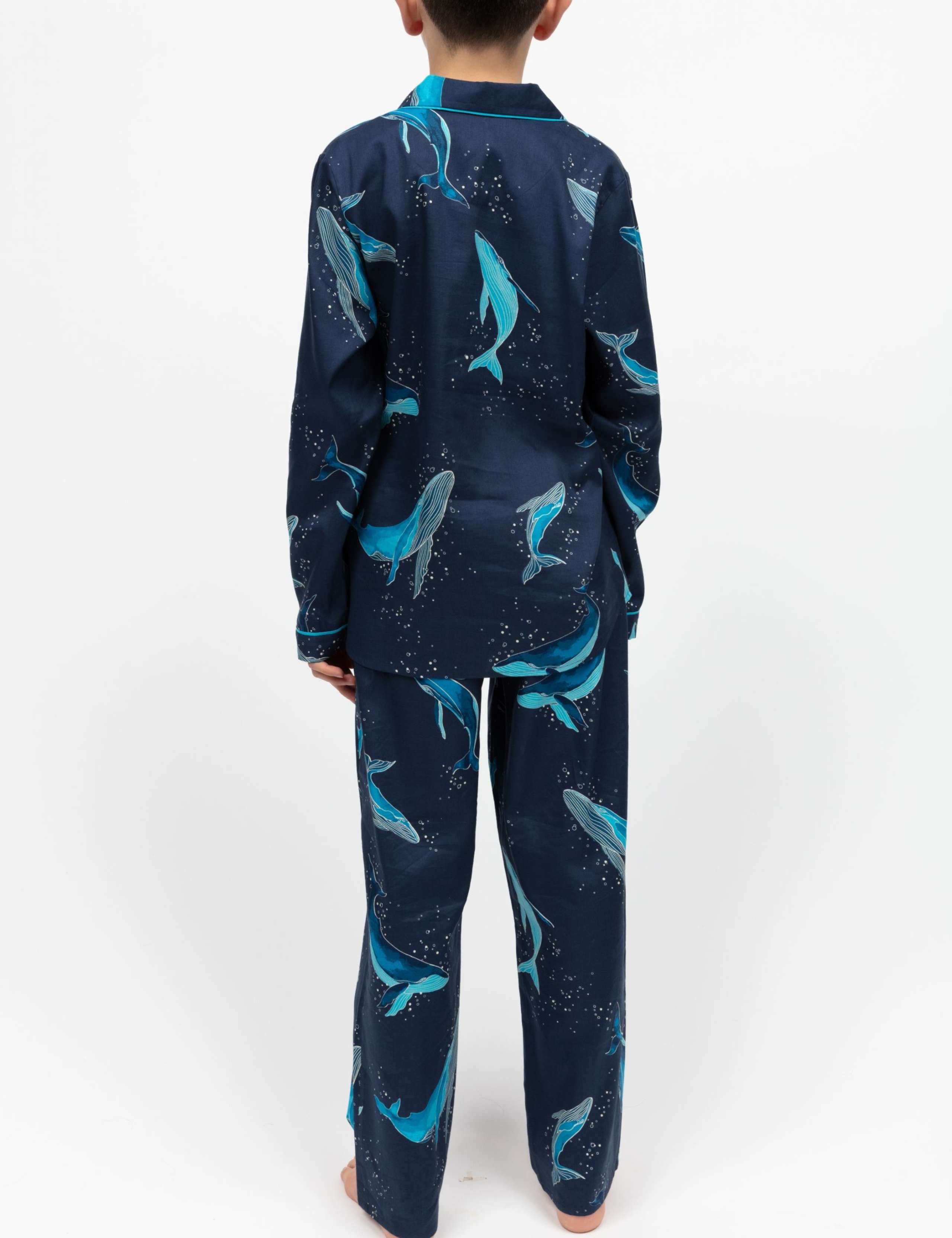 Cotton Rich Whale Pyjamas (2-13 Yrs) 3 of 4