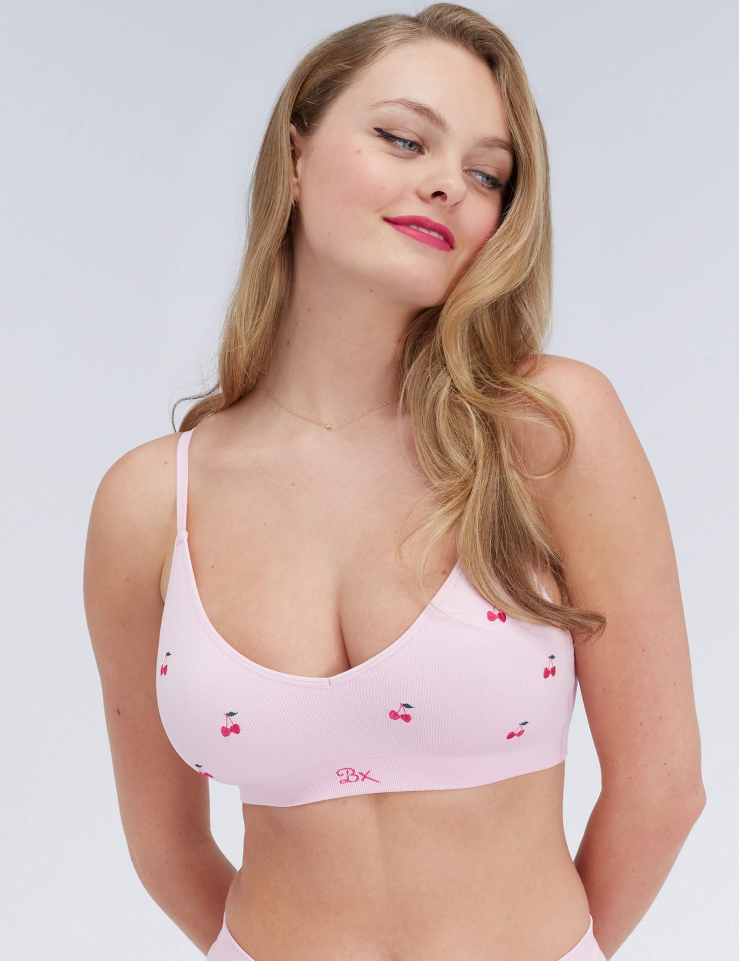 Cherry Embroidery Seamless Bralette 7 of 7