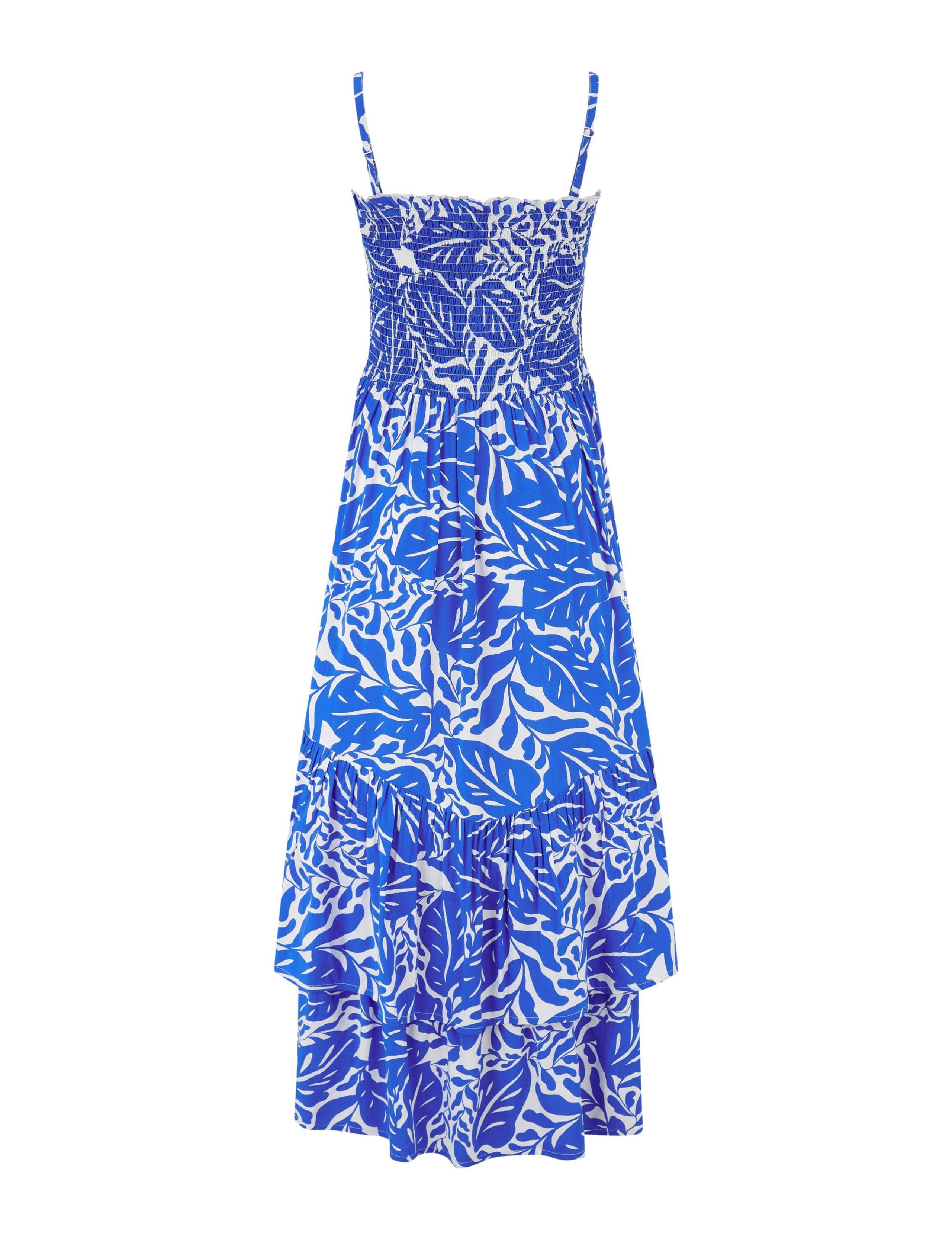 Leaf Print Bandeau Midaxi Beach Dress 7 of 7