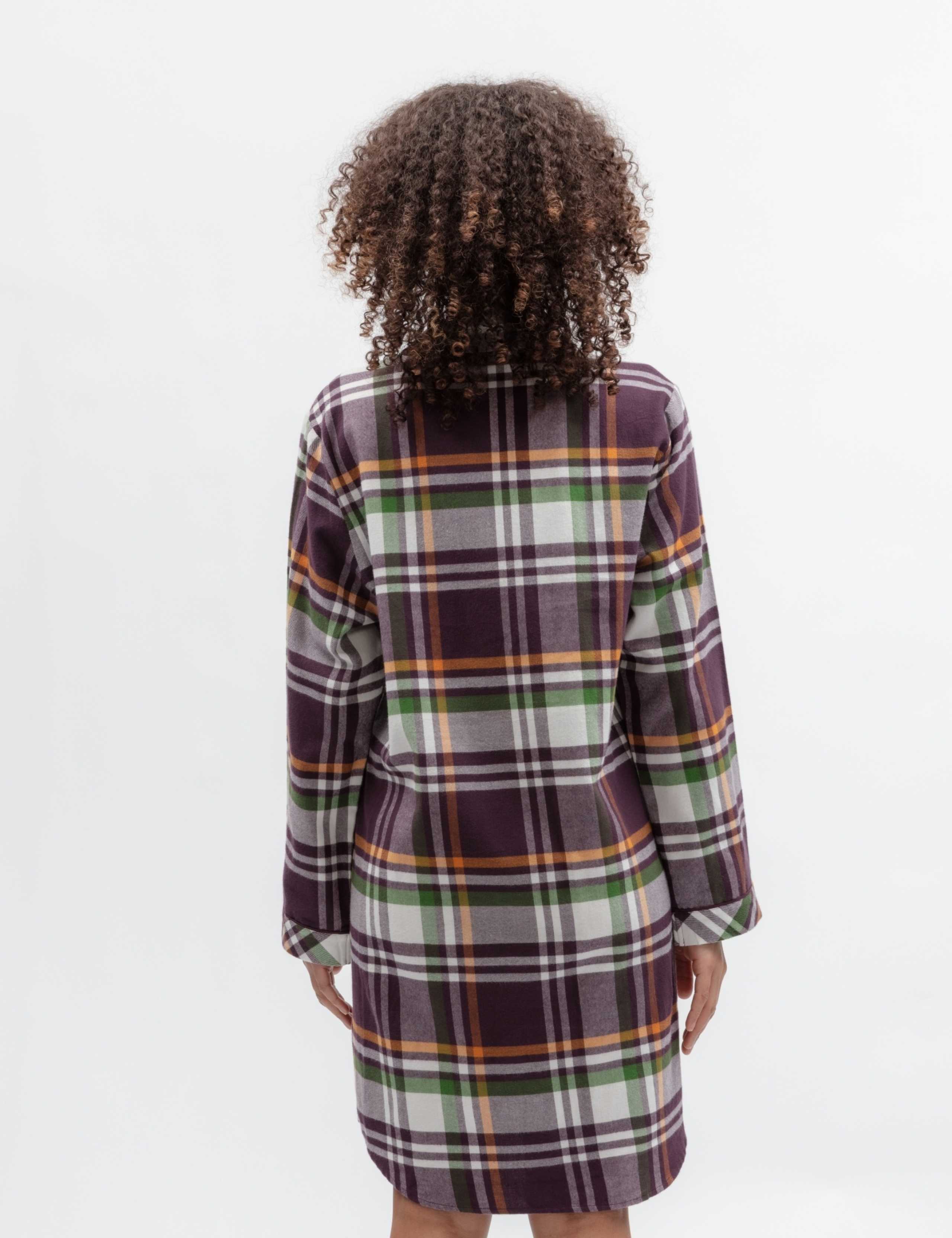 Pure Cotton Checked Nightshirt 3 of 3