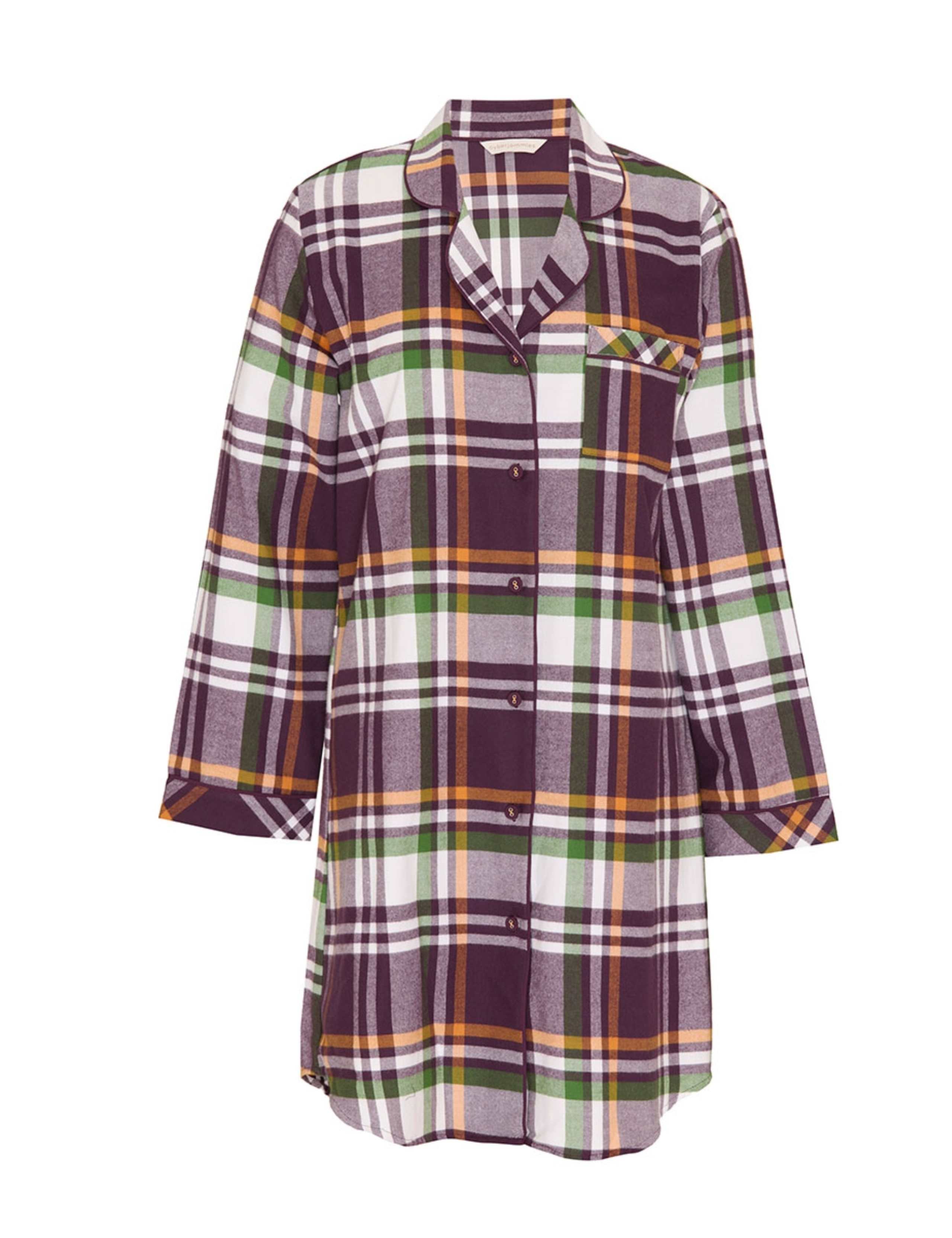 Pure Cotton Checked Nightshirt 2 of 3