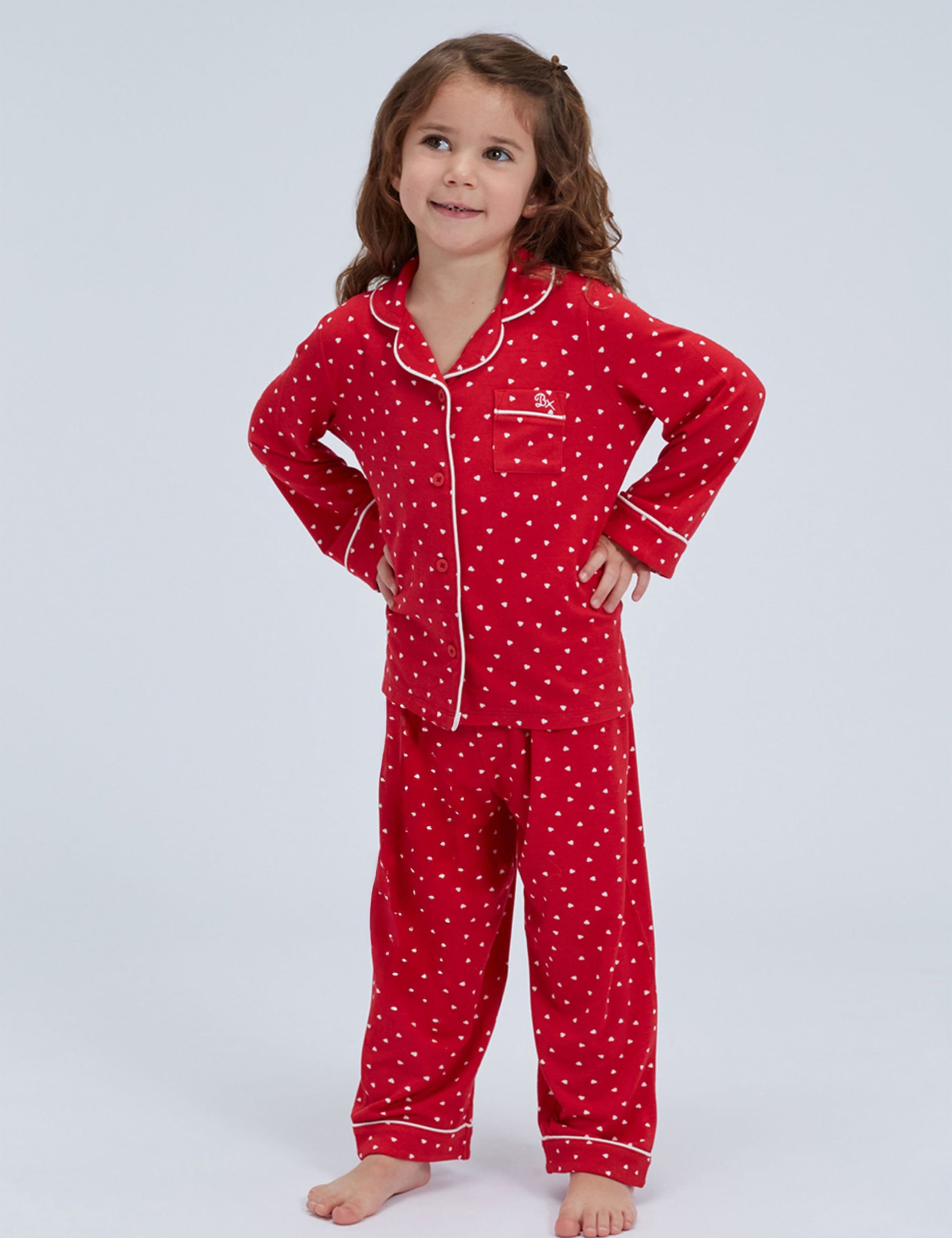 Valentines Heart Pyjamas (2-12 Years) 1 of 9