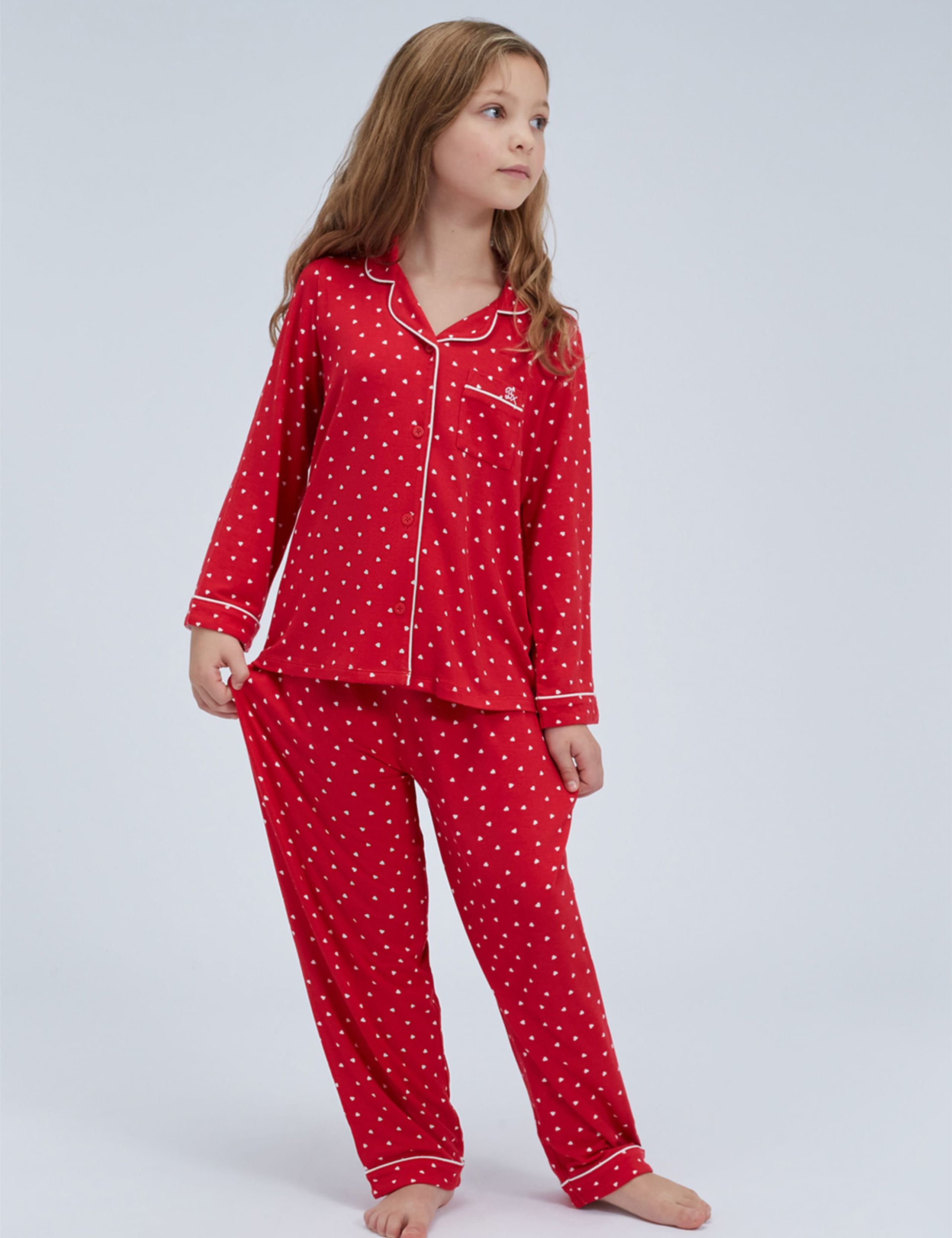 Valentines Heart Pyjamas (2-12 Yrs) 2 of 9