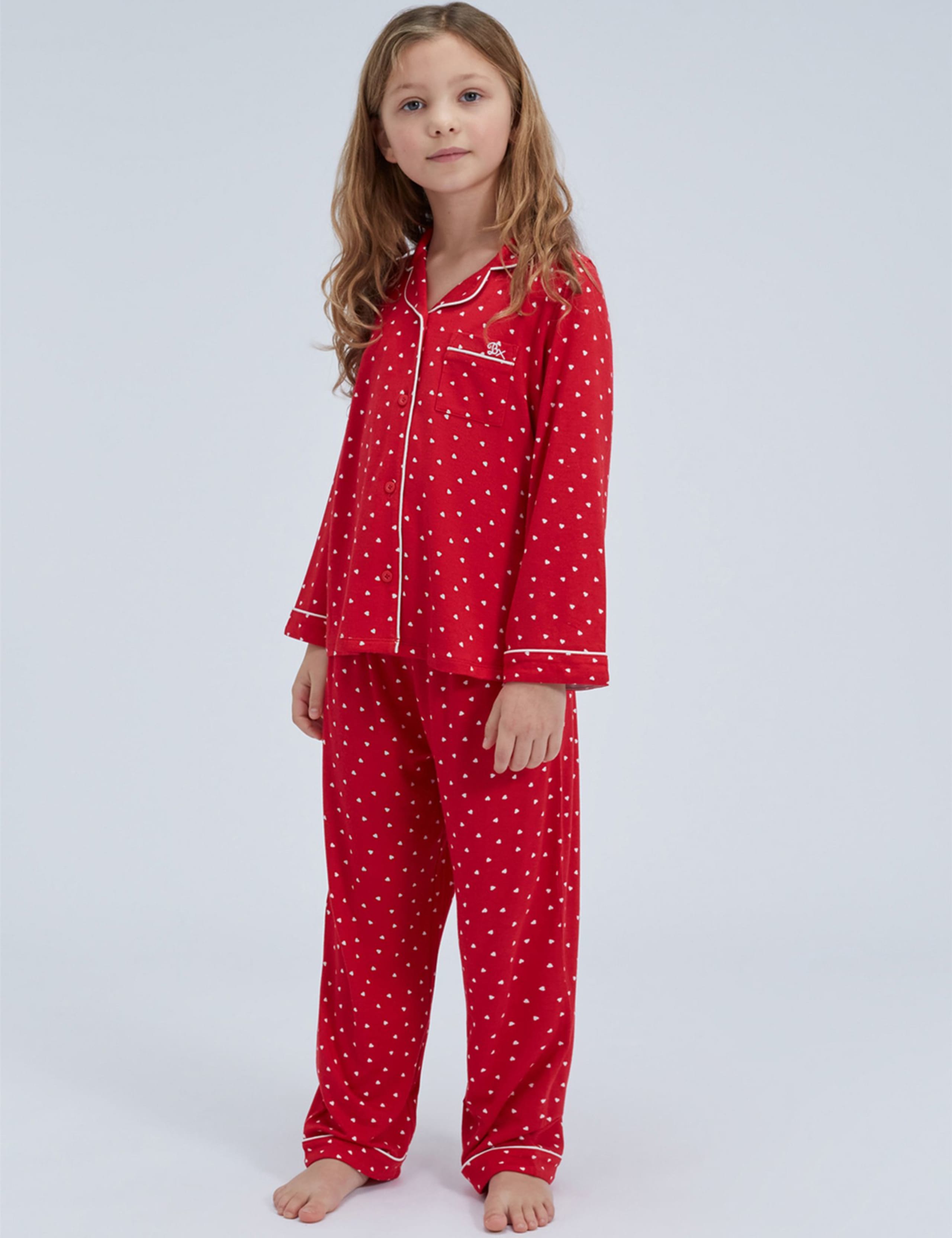 Valentines Heart Pyjamas (2-12 Yrs) 3 of 9
