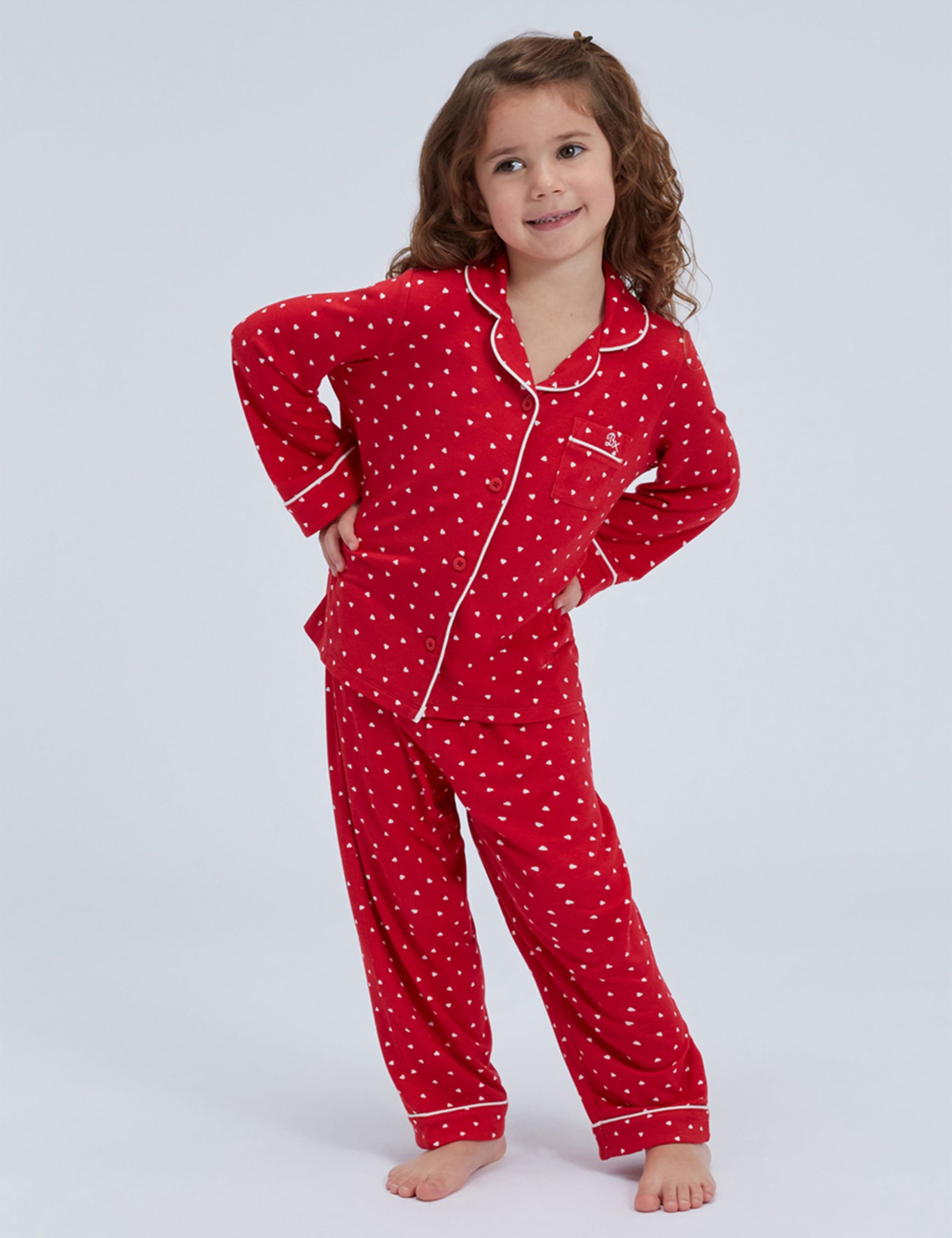 Valentines Heart Pyjamas (2-12 Years) 5 of 9