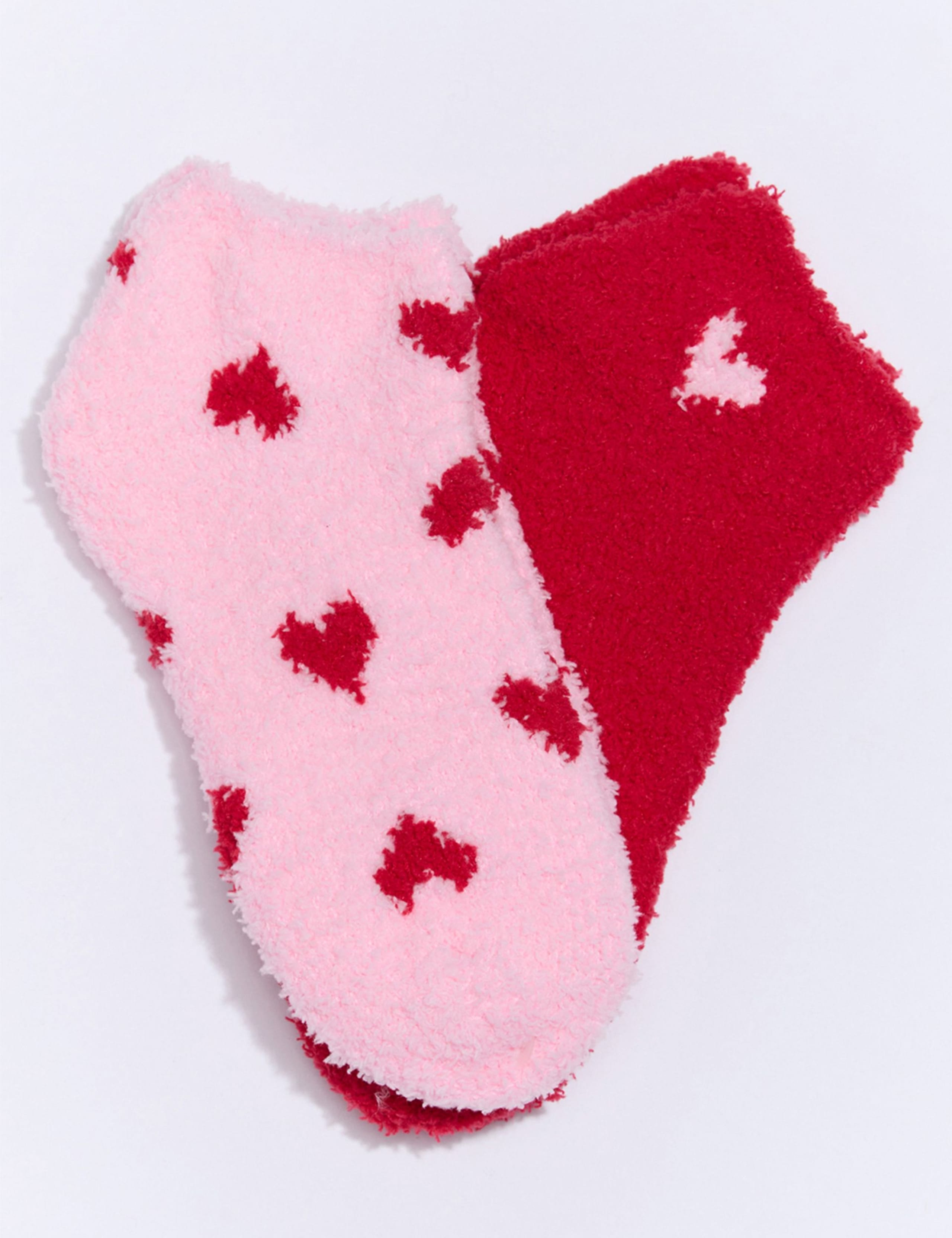 2 Pack Valentines Heart Trainer Cossy Socks 4 of 5