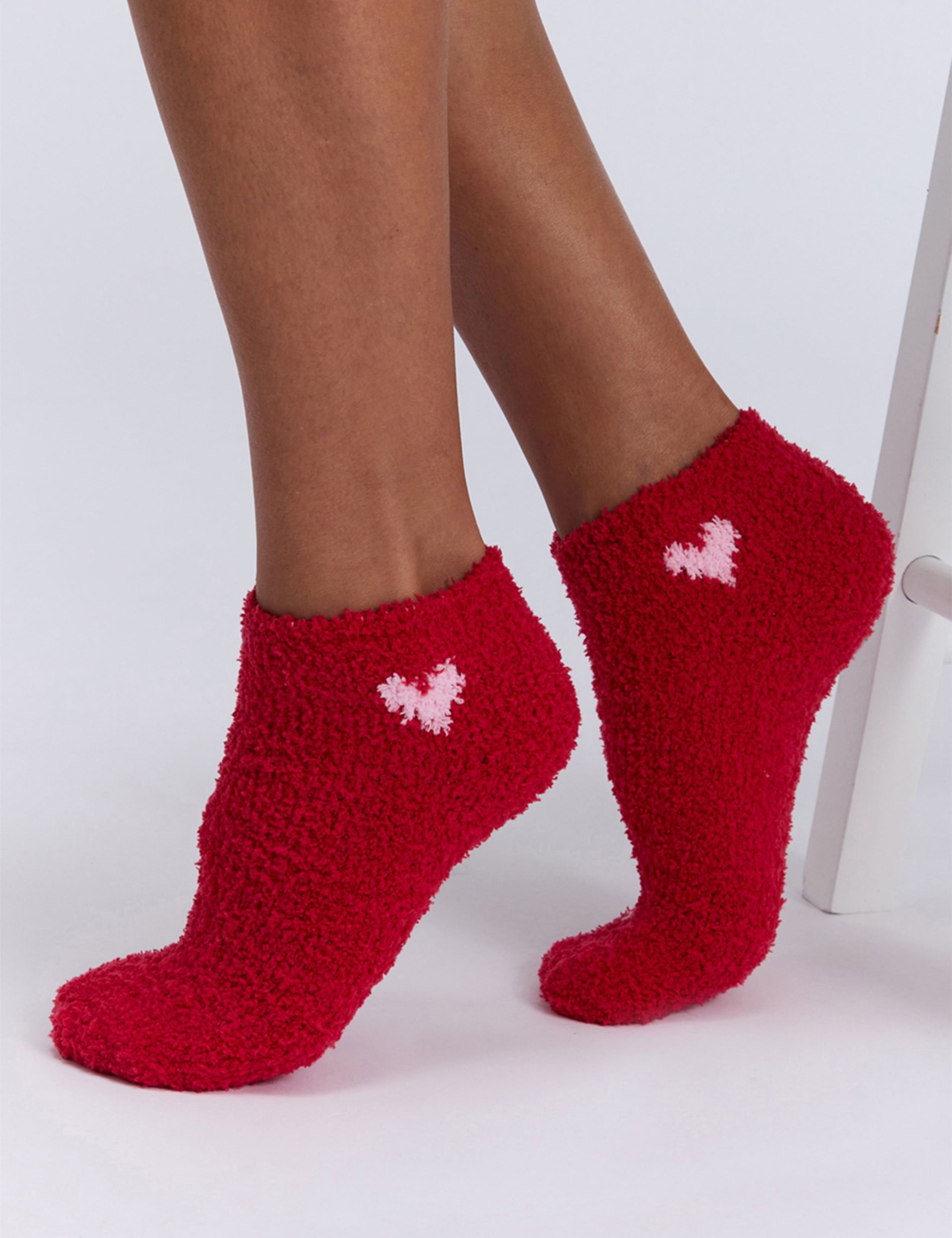 2 Pack Heart Trainer Socks 5 of 5
