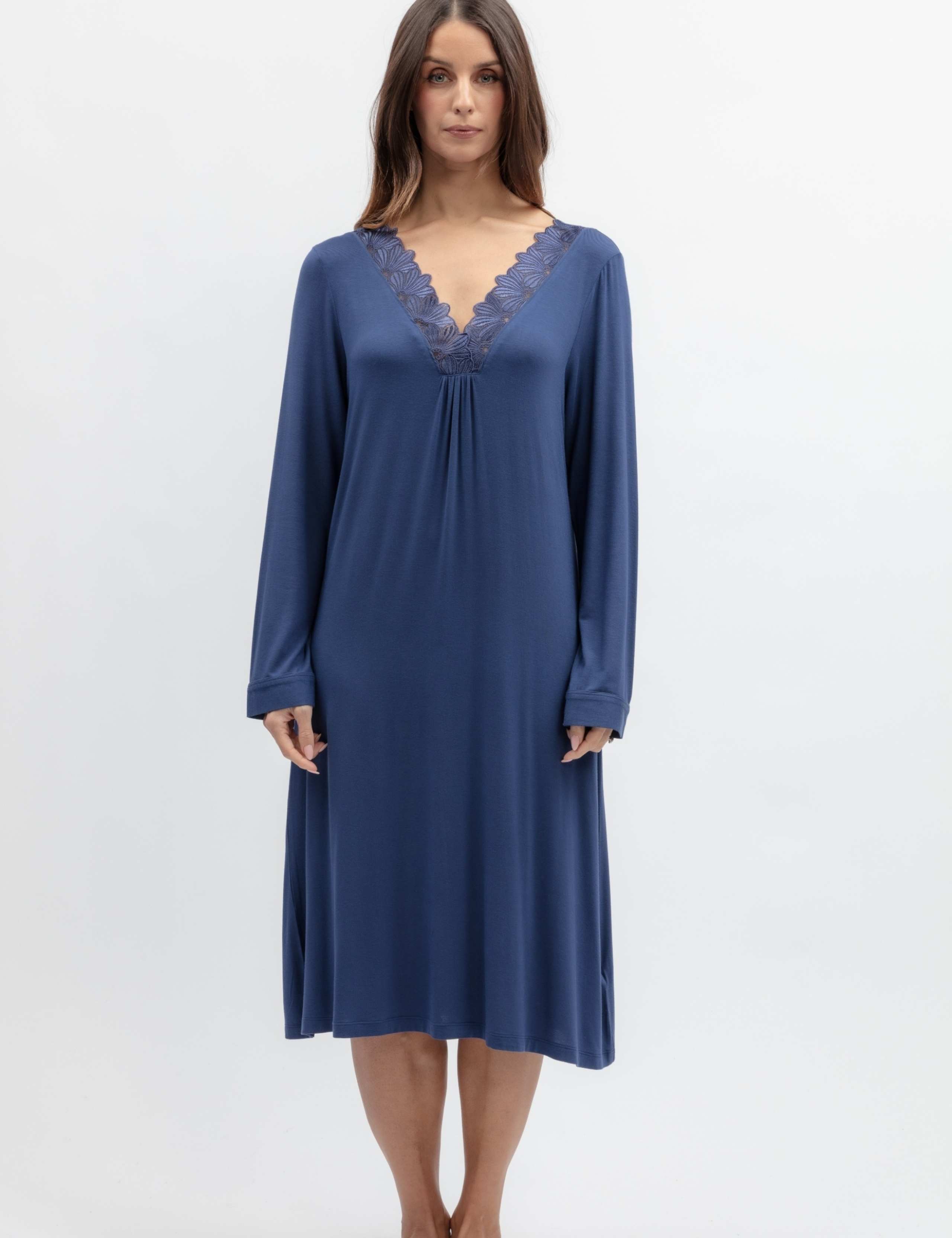 Jersey Lace Trim Nightdress 3 of 4