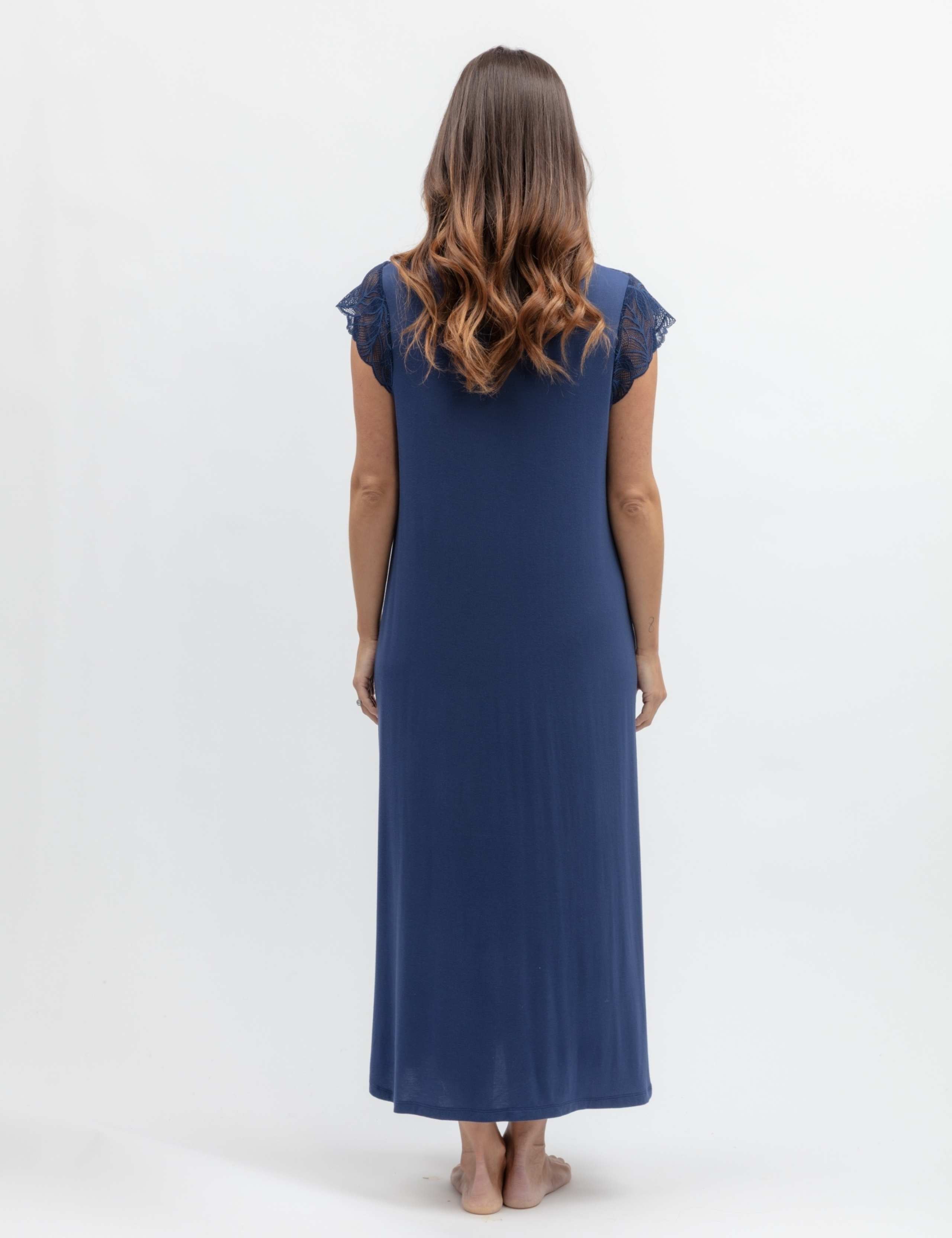 Jersey Lace Trim Nightdress 3 of 3