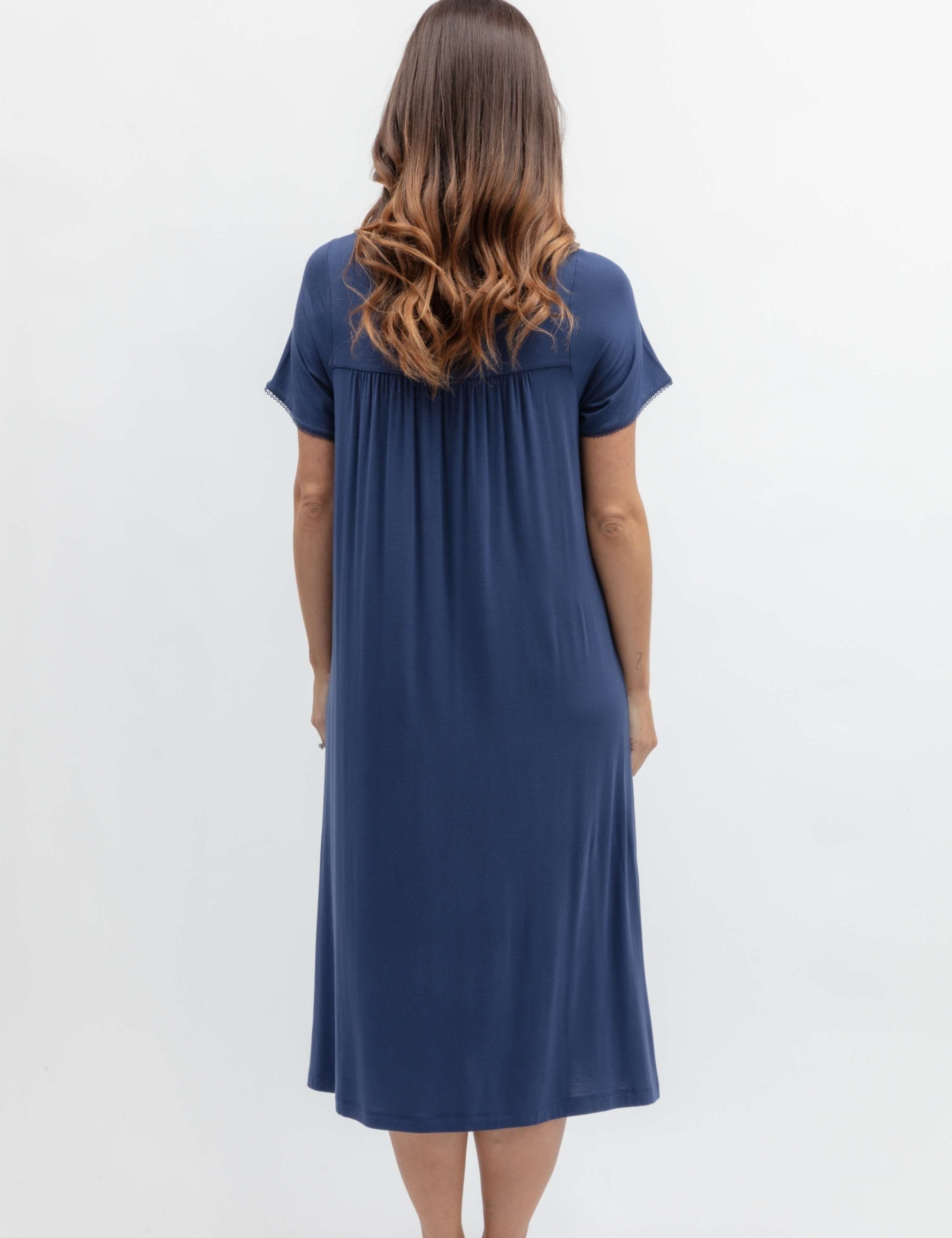 Jersey Lace Trim Nightdress 3 of 3
