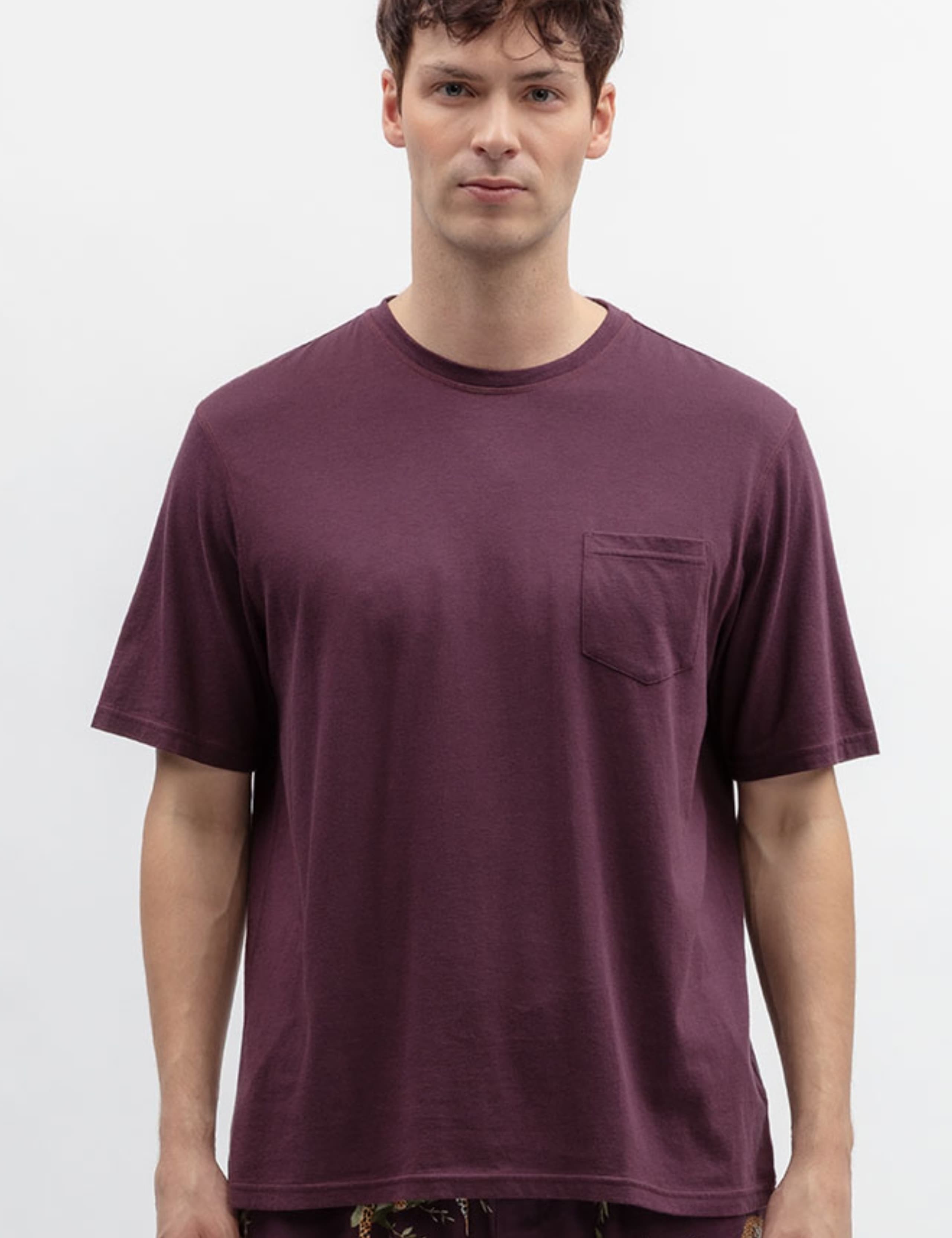 Cotton Modal Blend Pocket Pyjama Top 3 of 4