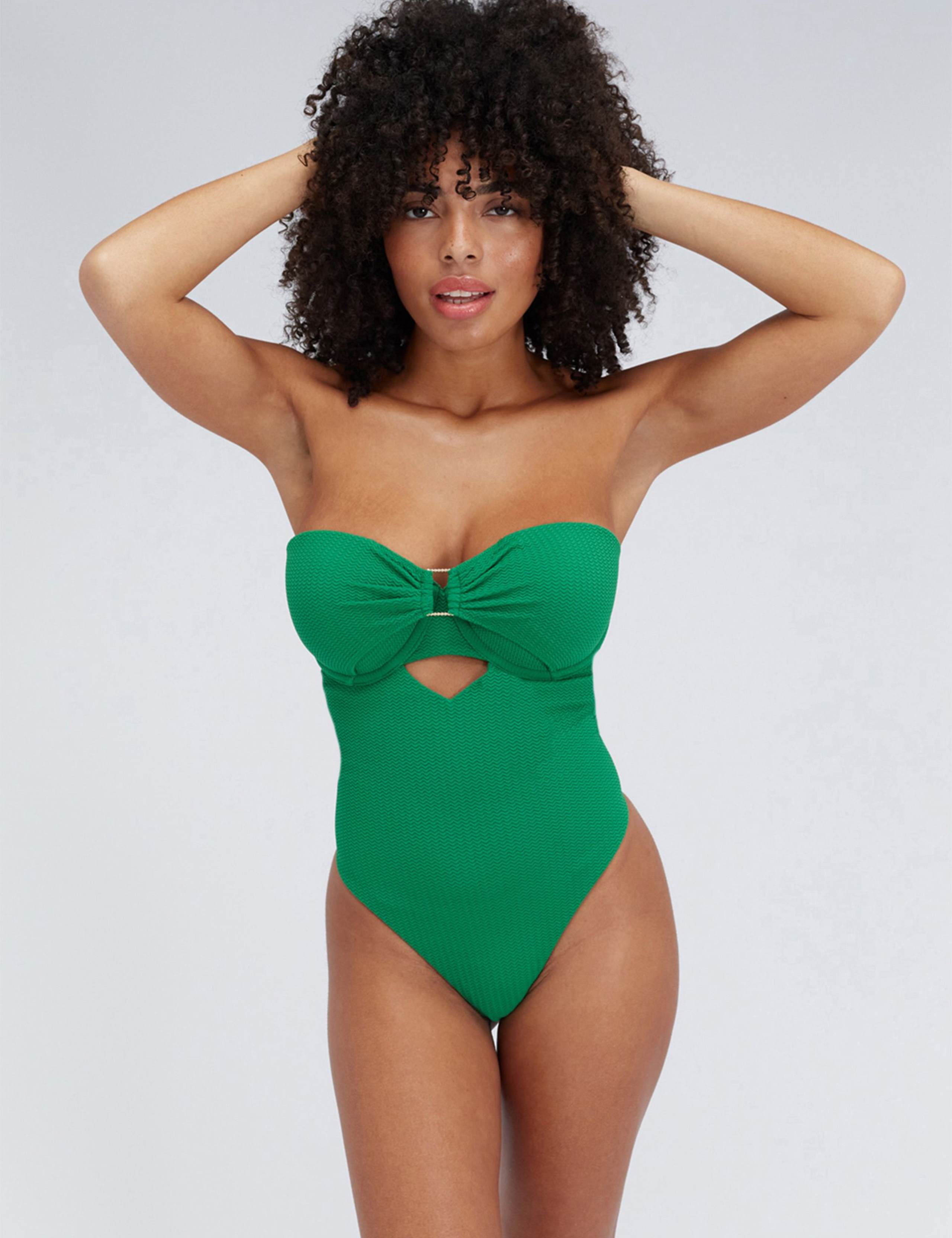 Honolulu Textured Wired Padded Swimsuit (B-F) 2 of 4
