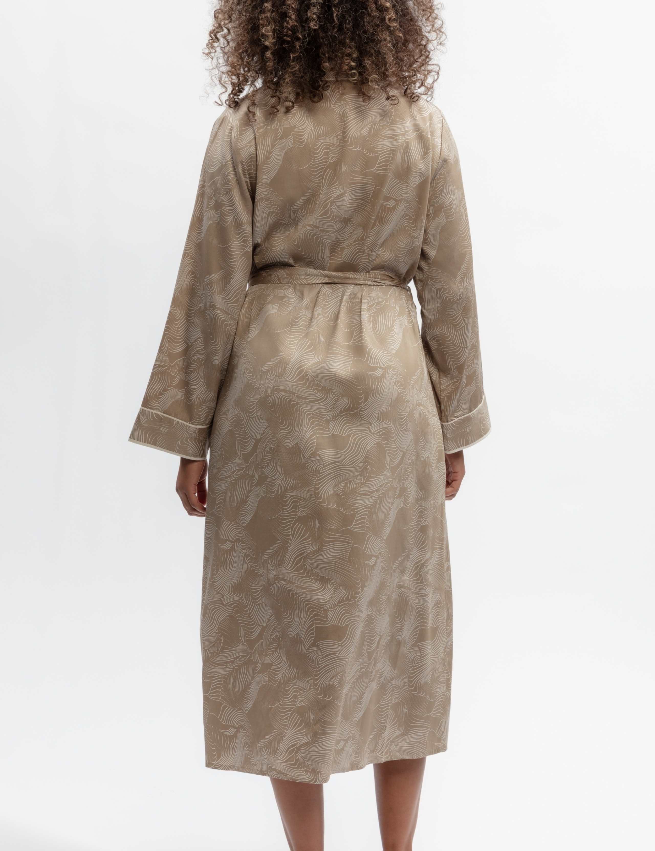 Fable and Eve Cotton Modal Printed Dressing Gown 3 of 3
