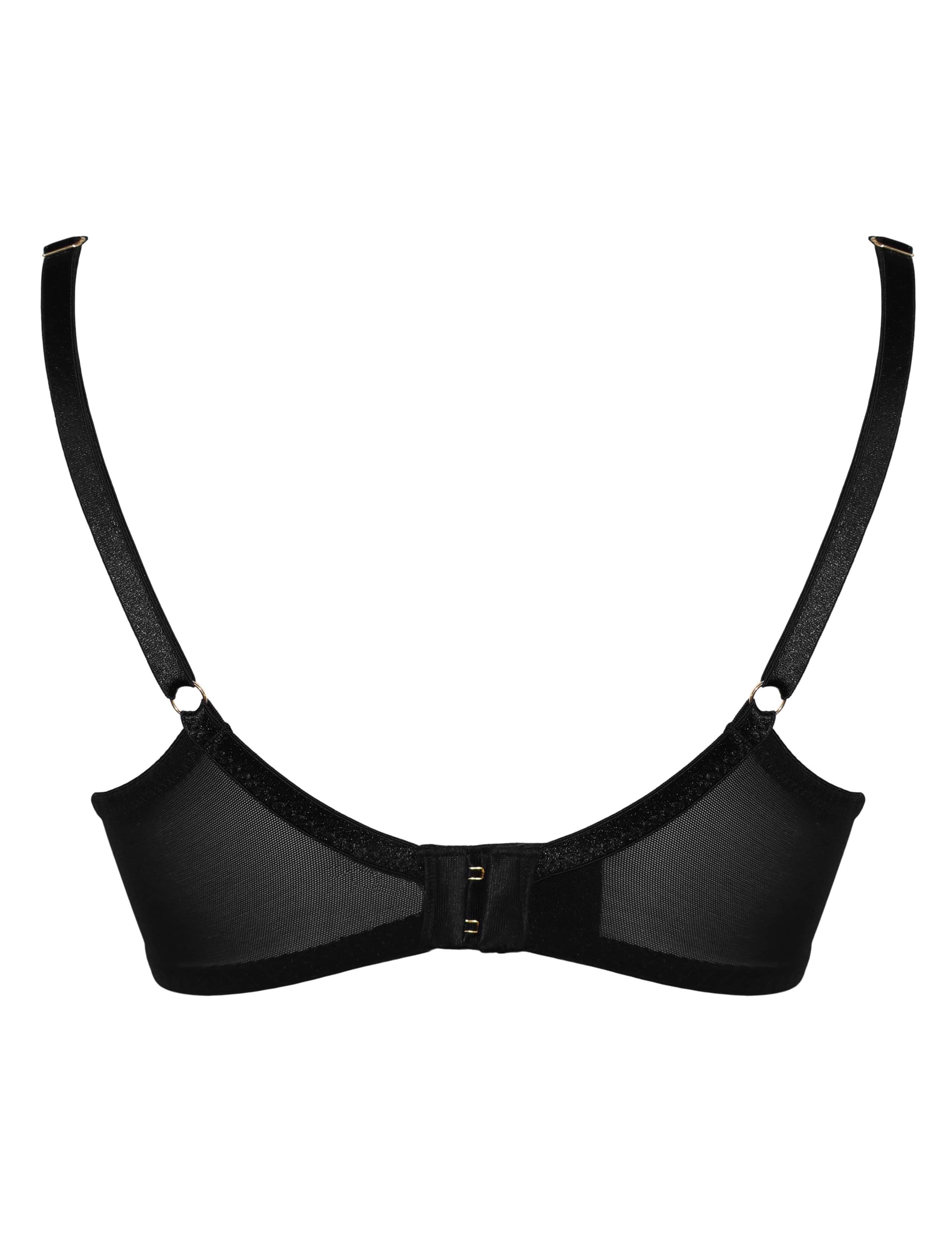 Onyx Embroidery Underwired Non Padded Balcony Bra 8 of 11