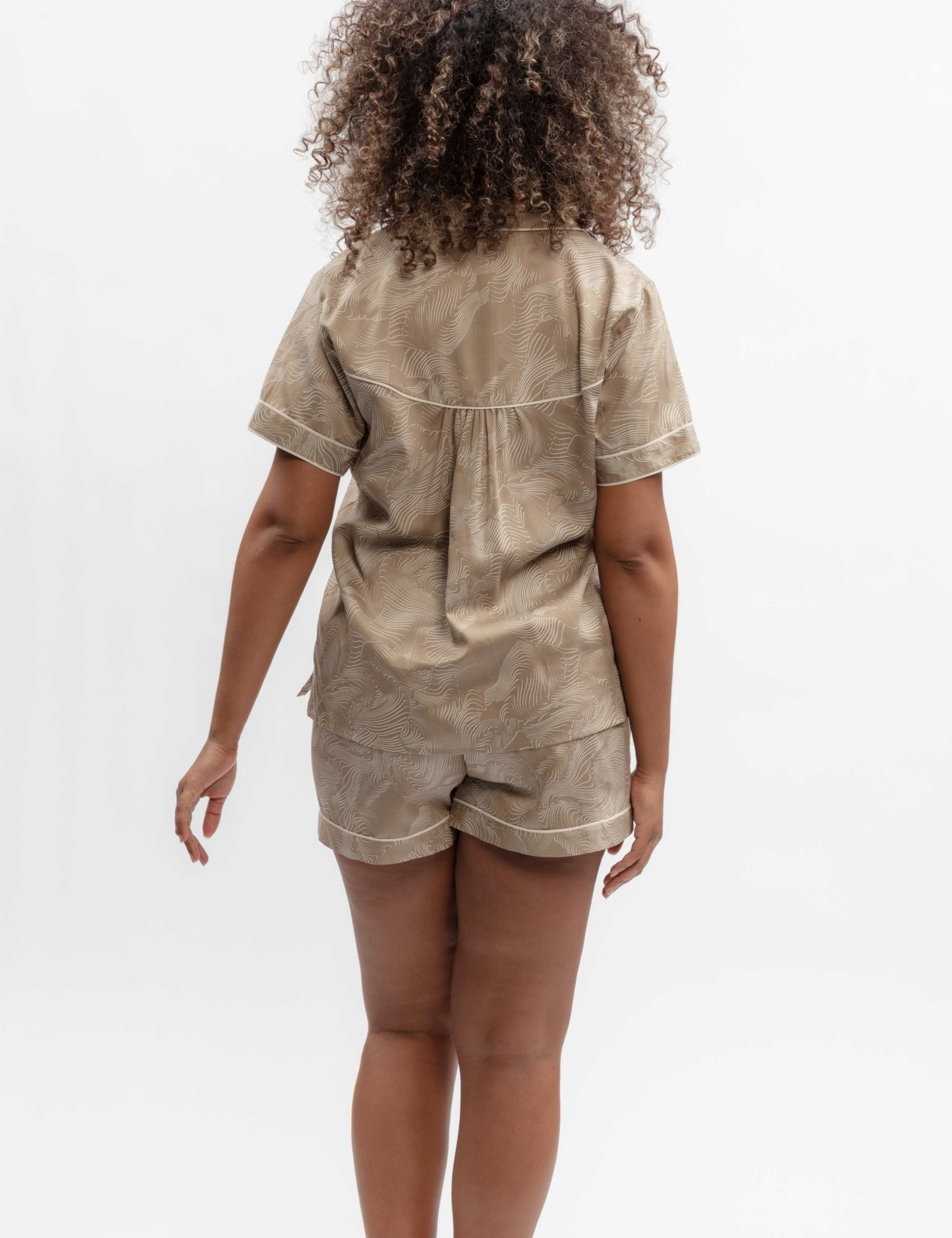 Cotton Fable and Eve Modal Printed Shortie Set 3 of 3