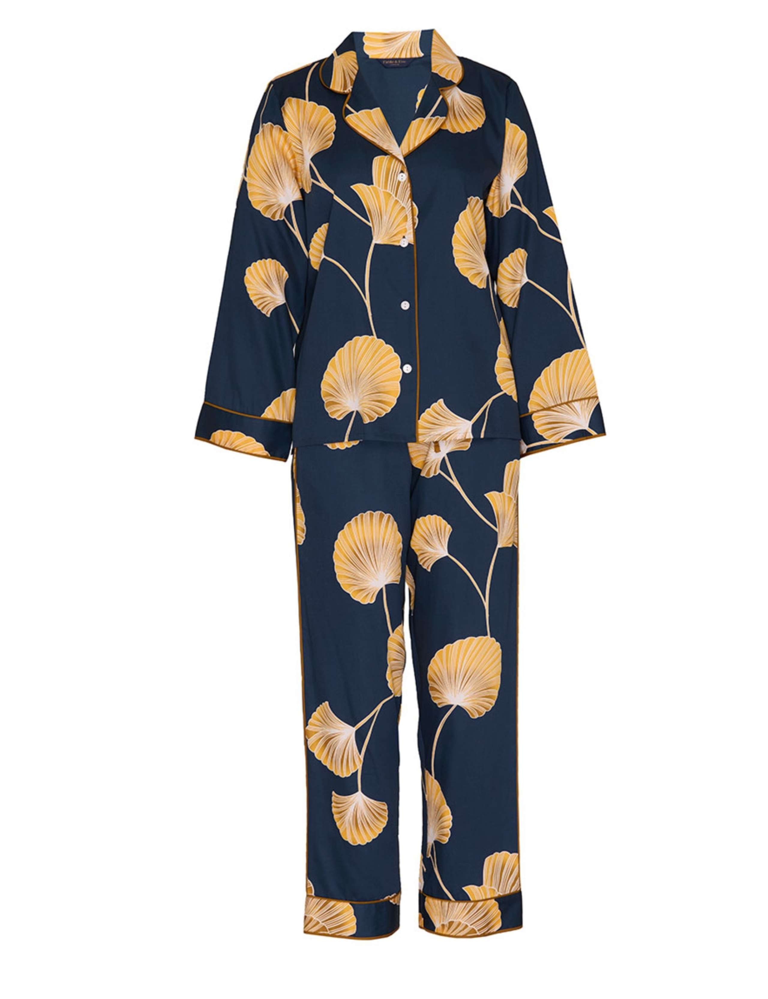 Cotton Fable and Eve Modal Leaf Print Pyjama Set 2 of 4