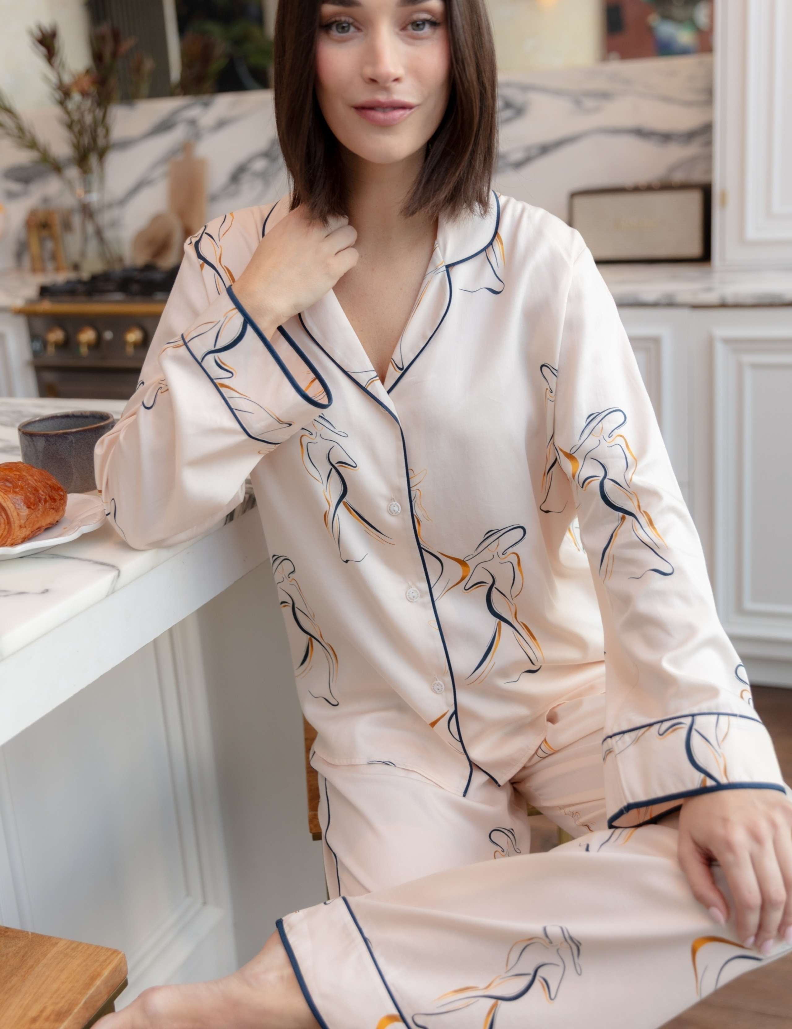 Cotton Fable and Eve Modal Printed Pyjama Set 1 of 4