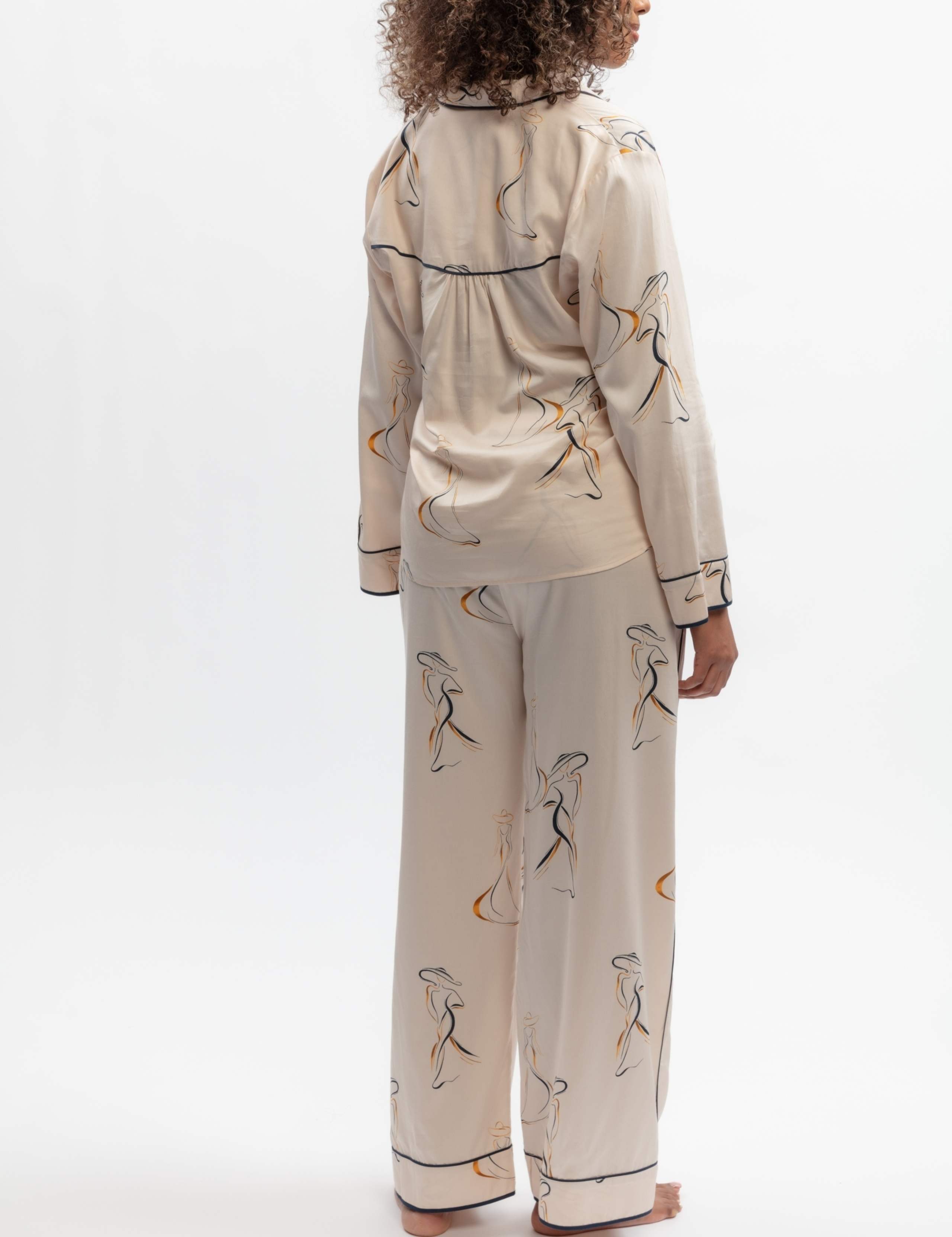 Cotton Fable and Eve Modal Printed Pyjama Set 4 of 4