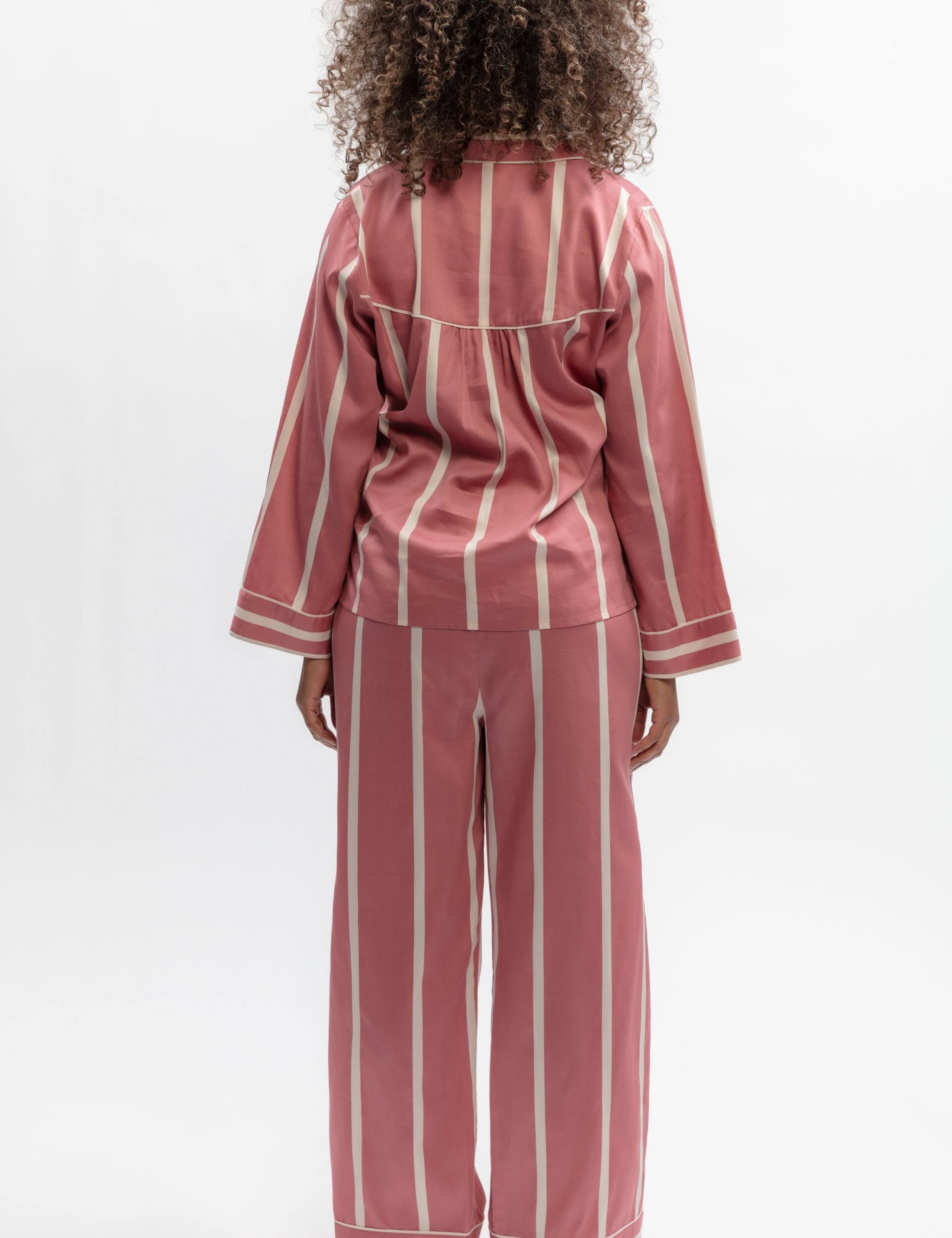 Fable and Eve Modal Rich Striped Wide Leg Pyjama Set 4 of 4