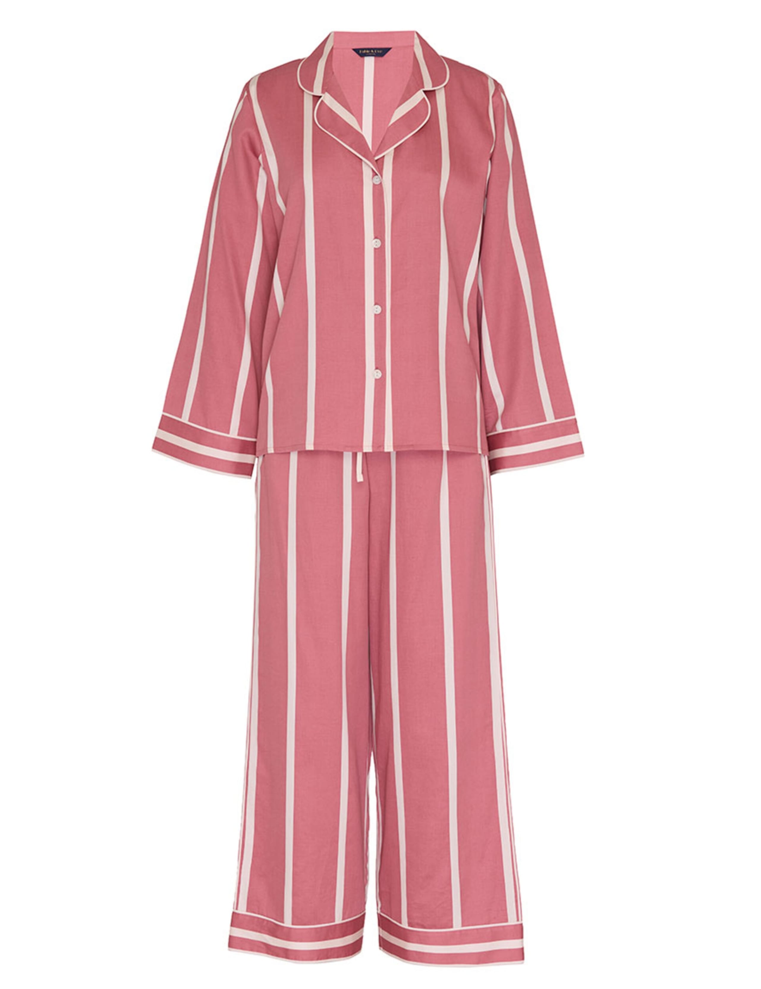 Fable and Eve Modal Rich Striped Wide Leg Pyjama Set 2 of 4