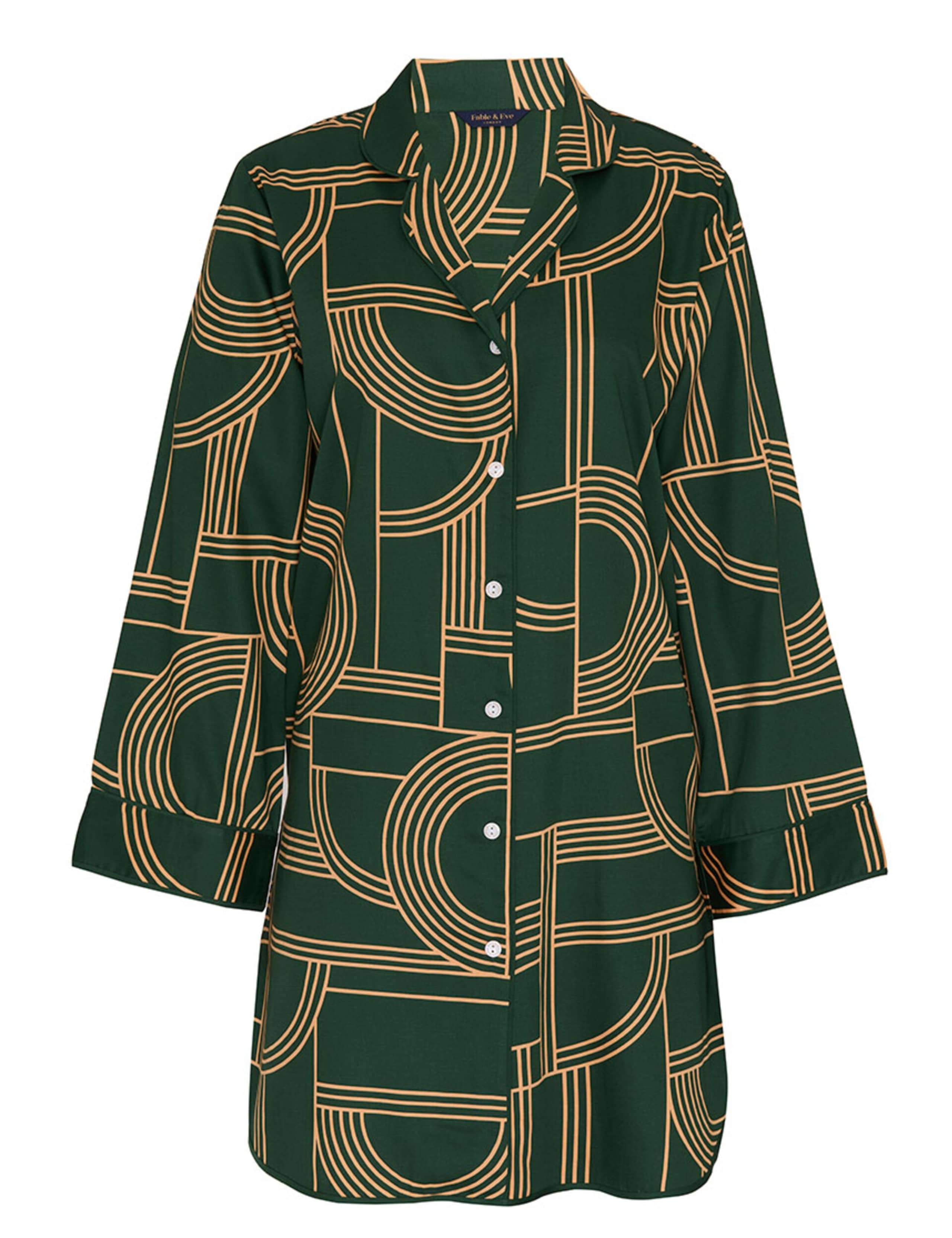 Cotton Modal Geometric Nightshirt 2 of 3