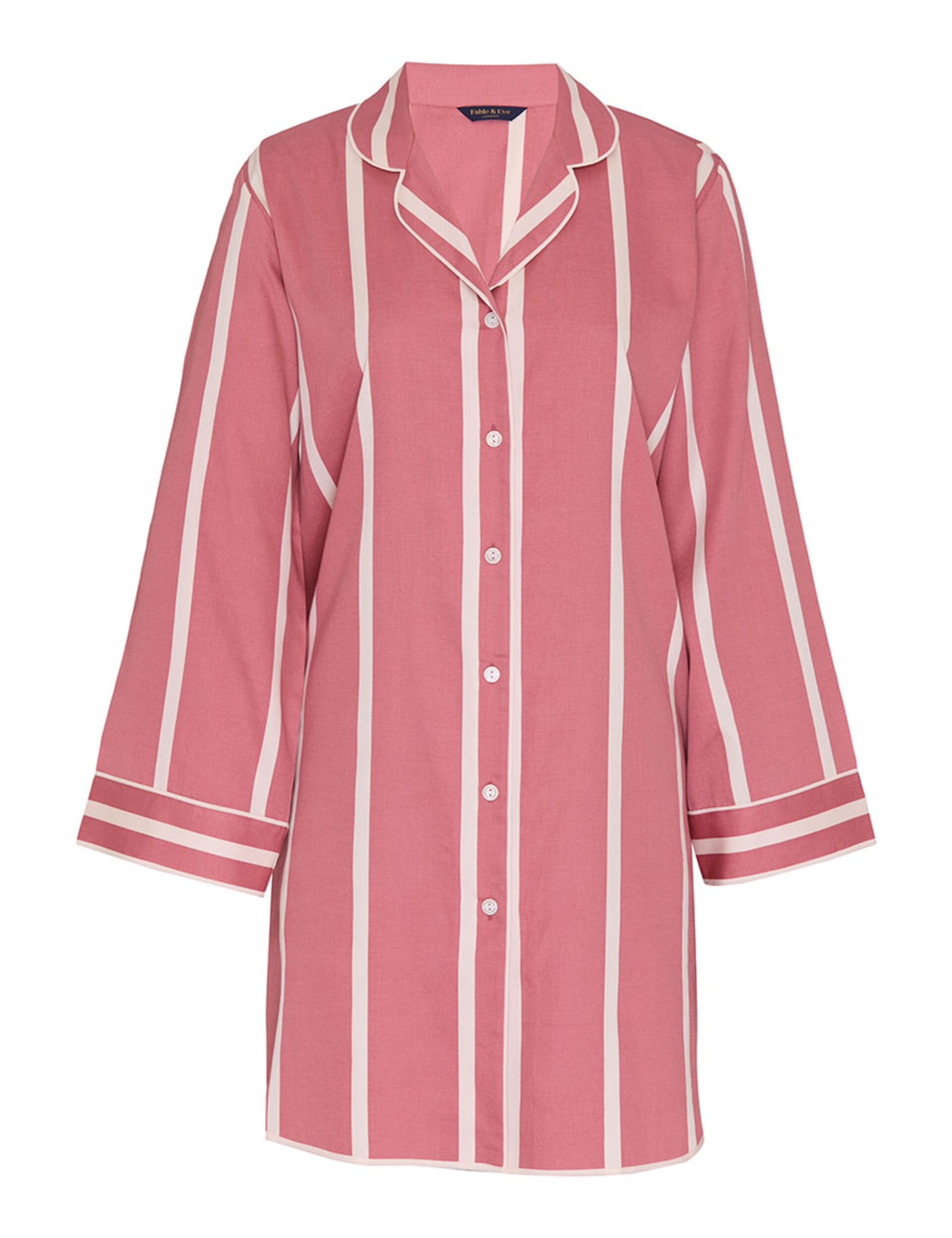 Cotton Modal Striped Nightshirt 2 of 4