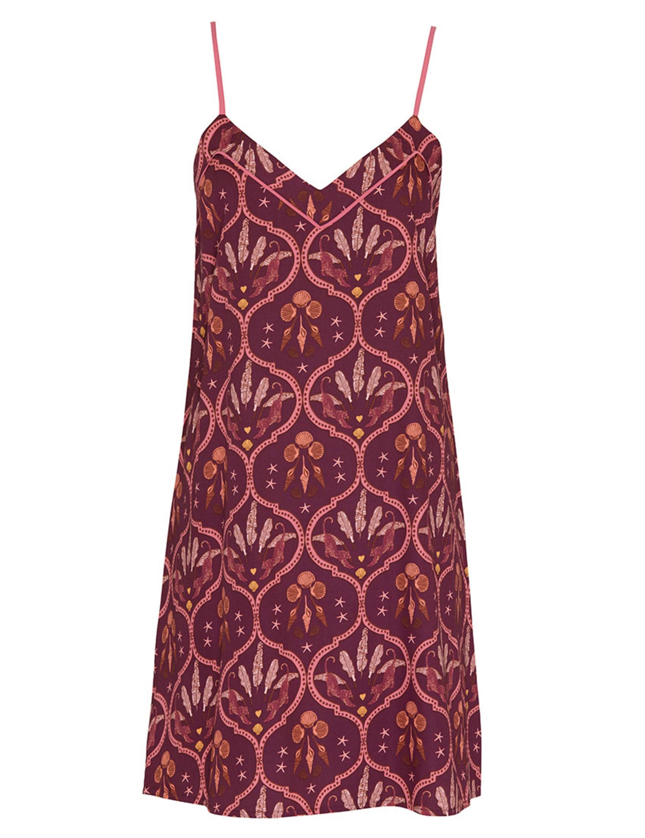 Cotton Modal Geometric Strappy Nightdress 2 of 3