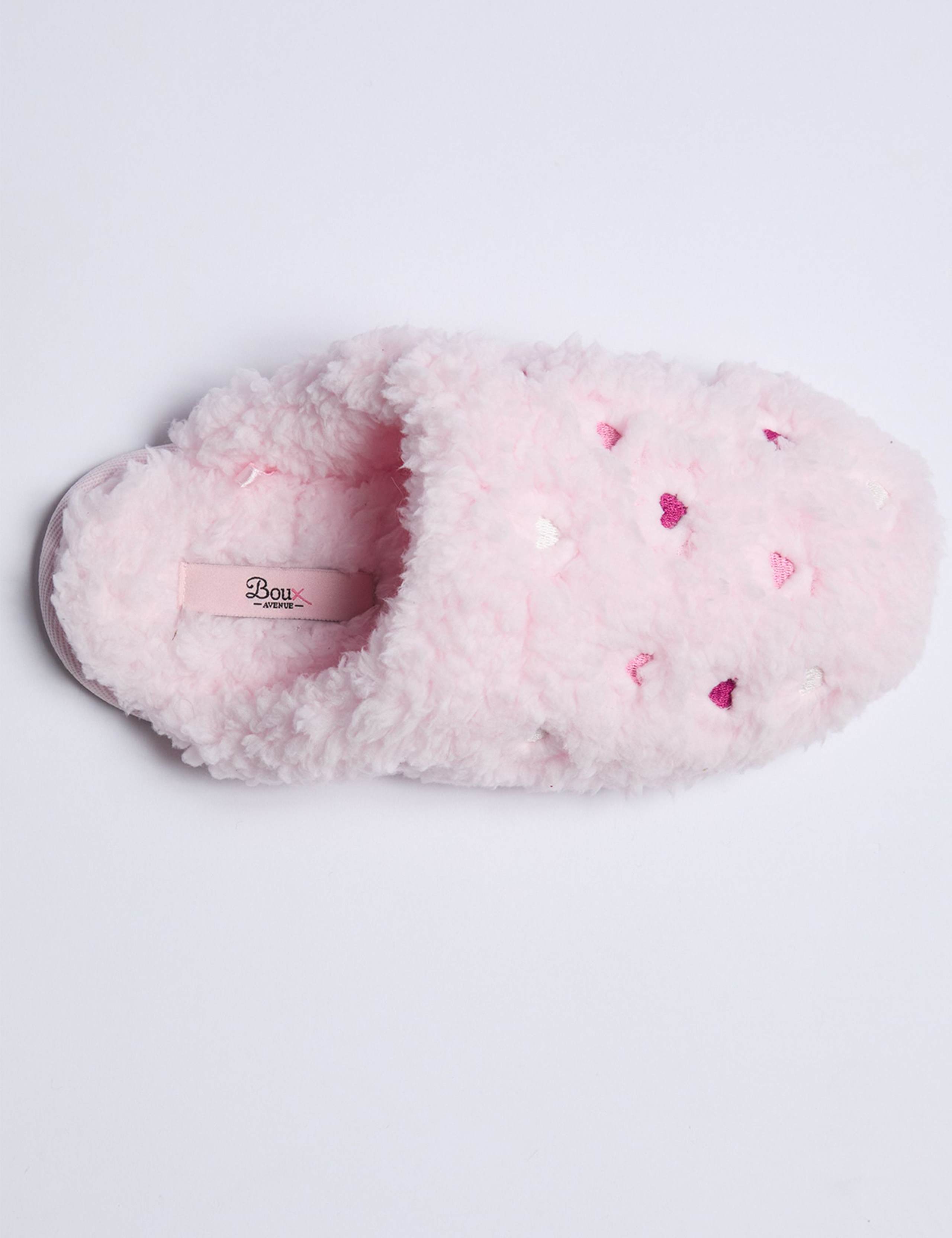 Borg Heart Mule Slippers 2 of 6