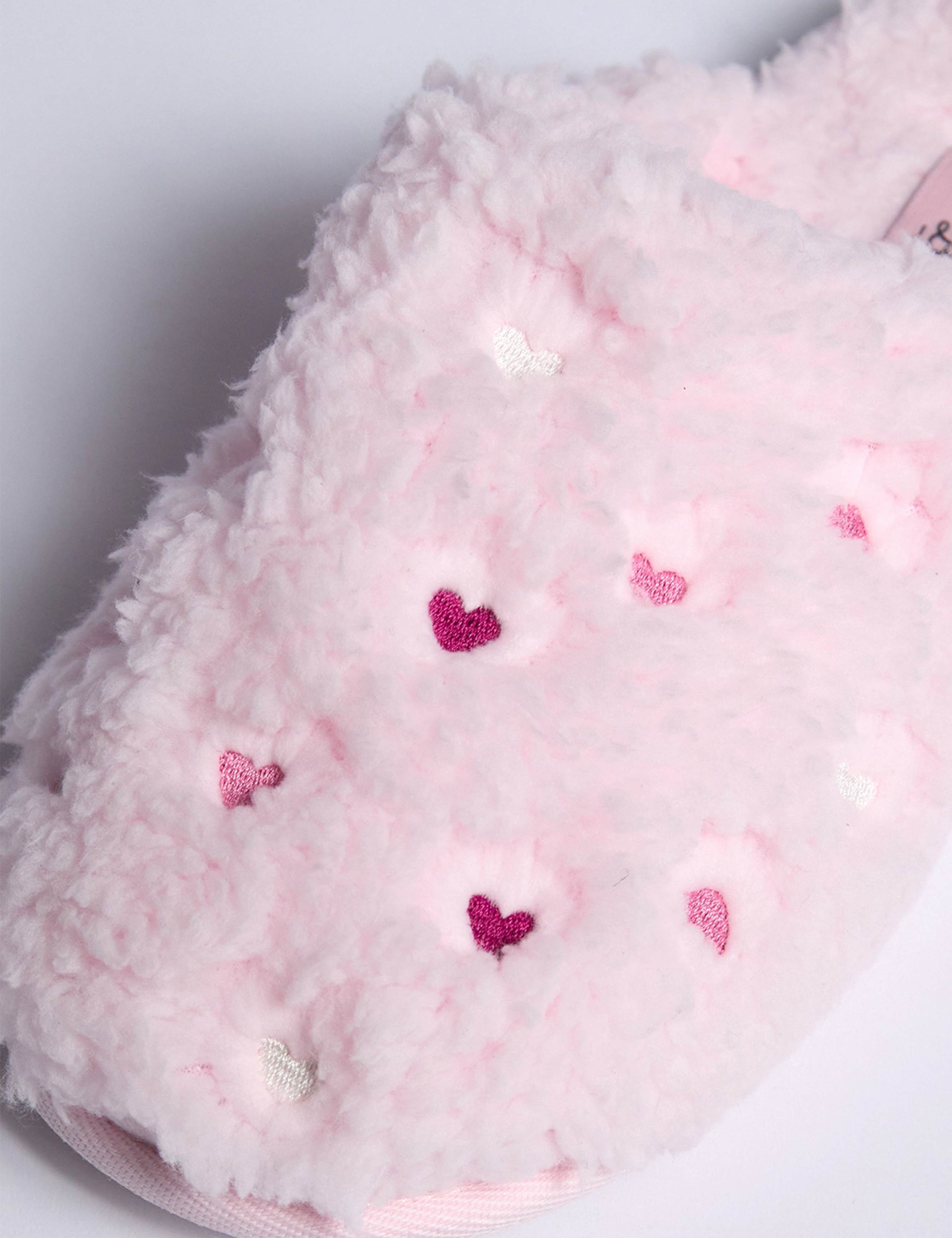 Borg Heart Mule Slippers 4 of 6