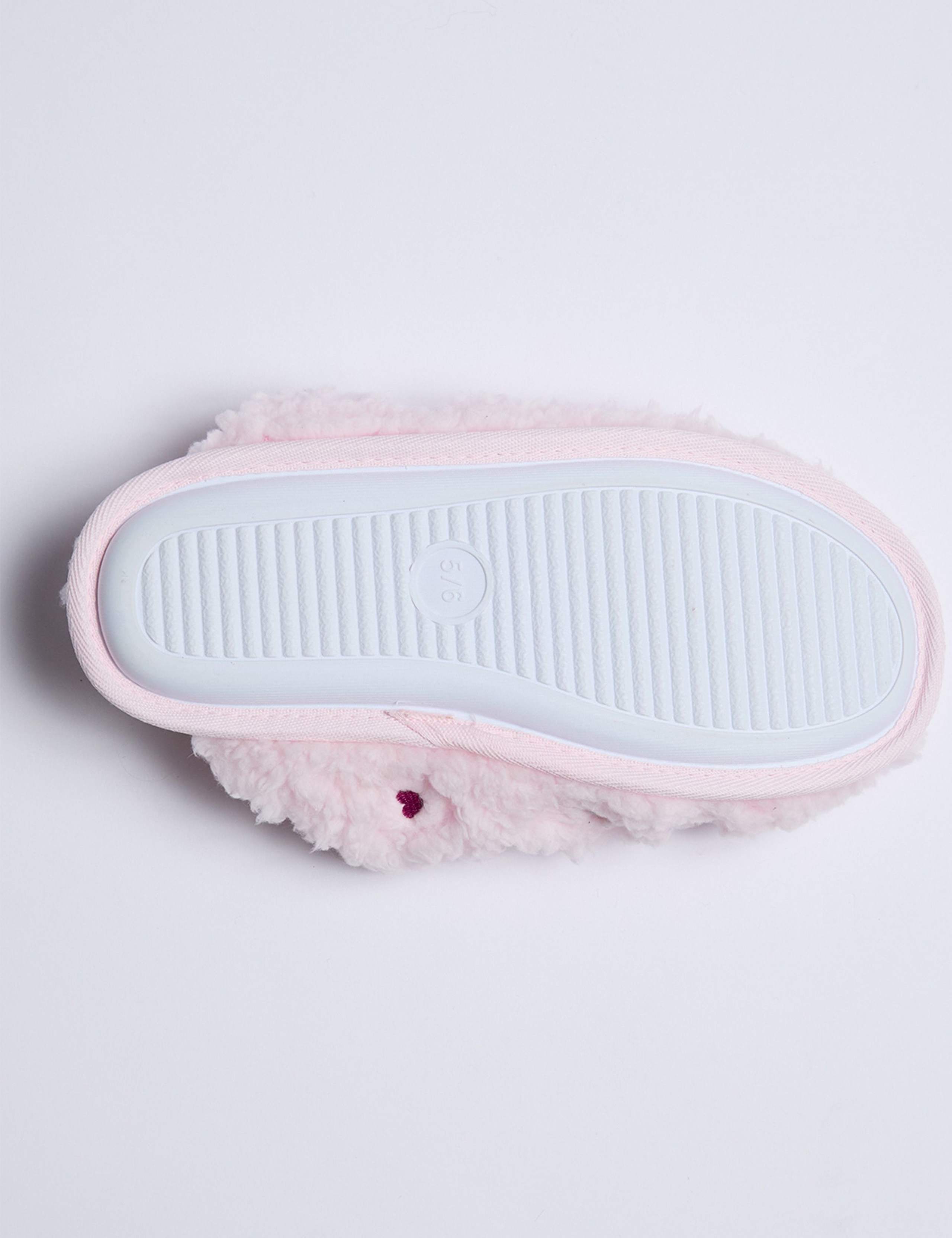Borg Heart Mule Slippers 6 of 6