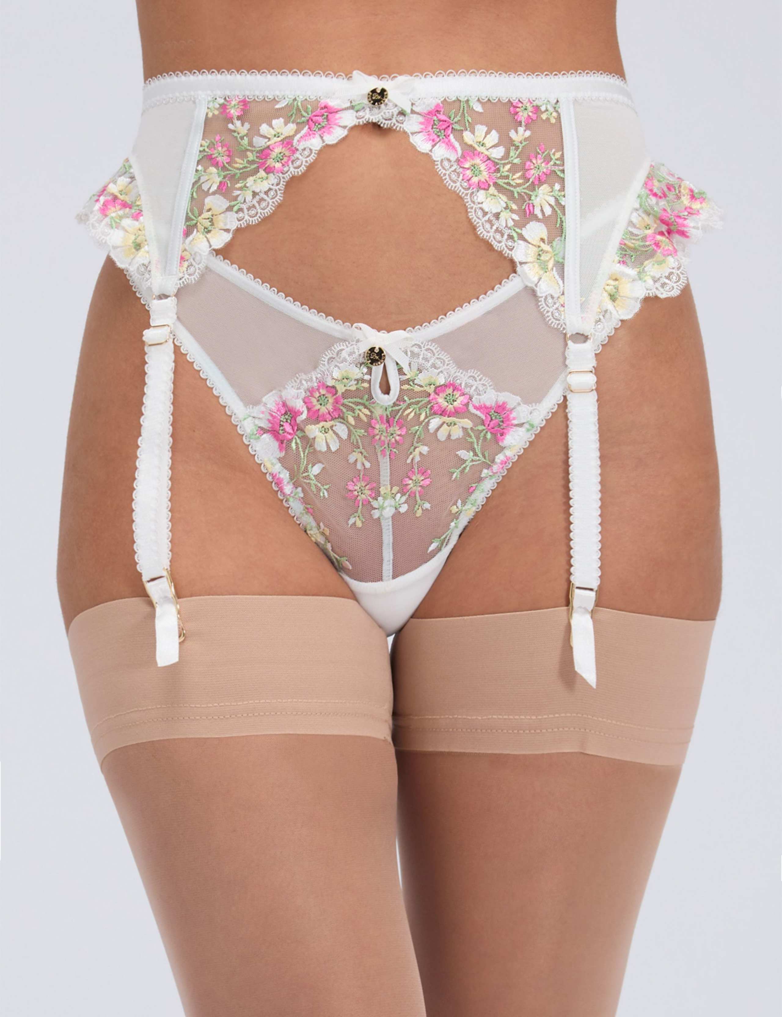 Zinnia Embroidered Suspender 3 of 5