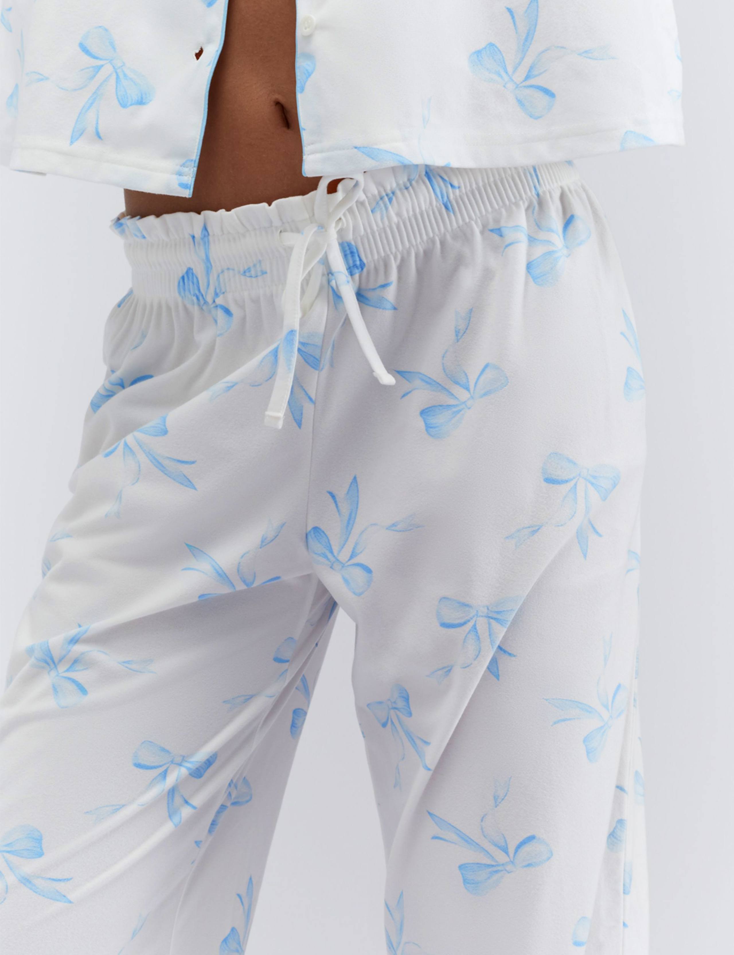 Bow Print Pyjamas in a Bag 6 of 8