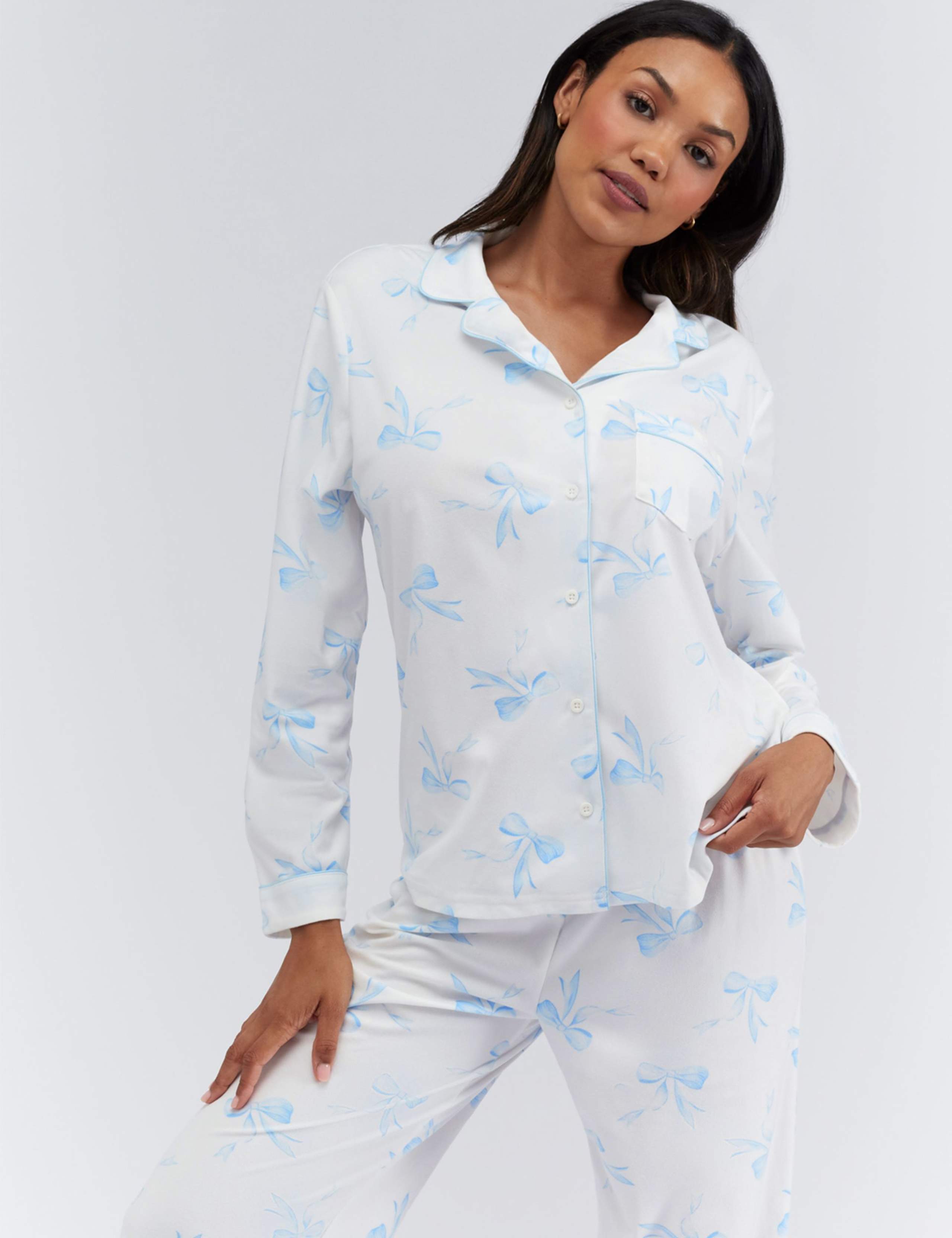 Bow Print Pyjamas in a Bag 8 of 8