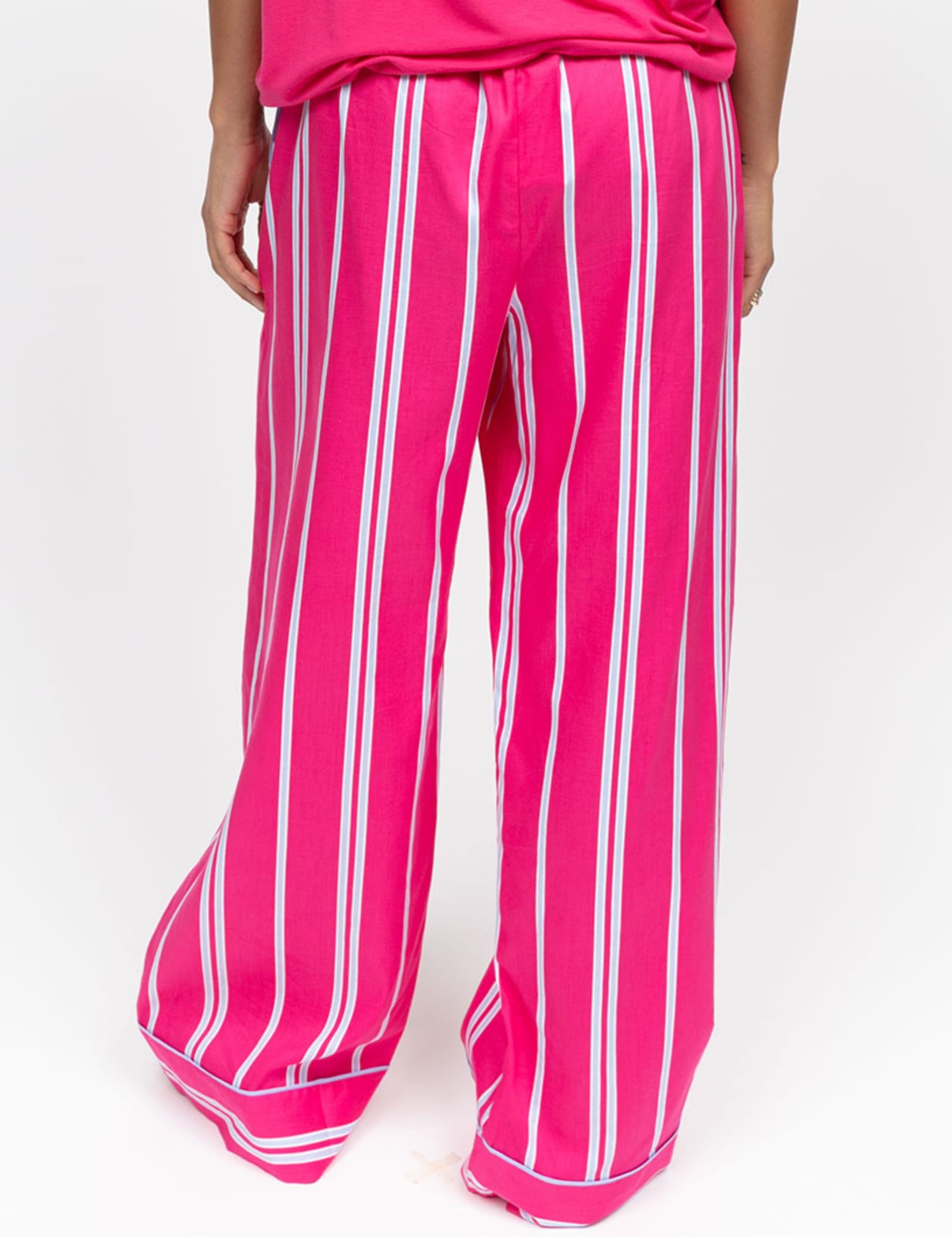 Cotton Modal Striped Pyjama Bottoms 4 of 4