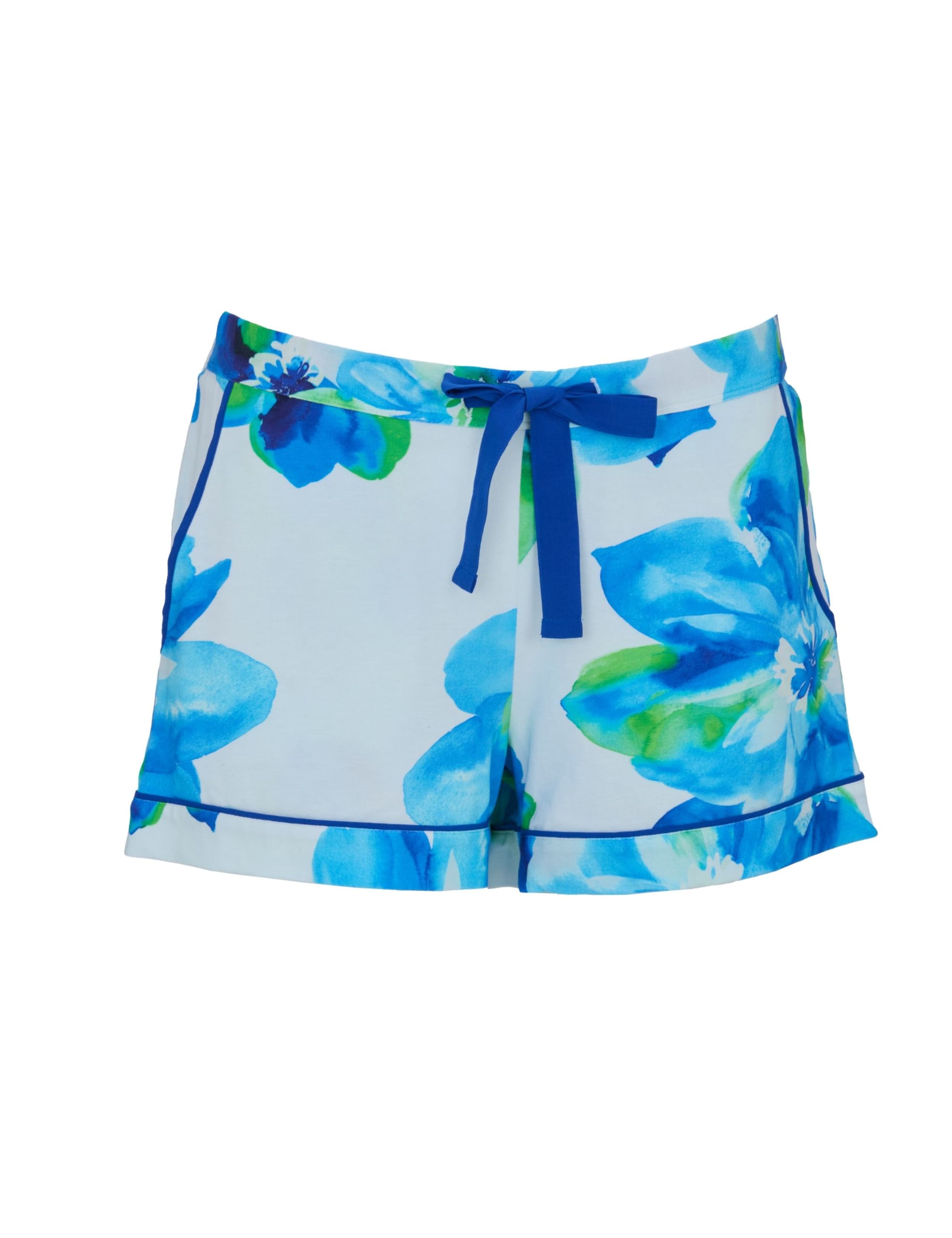 Cotton Blend Floral Pyjama Shorts 2 of 3