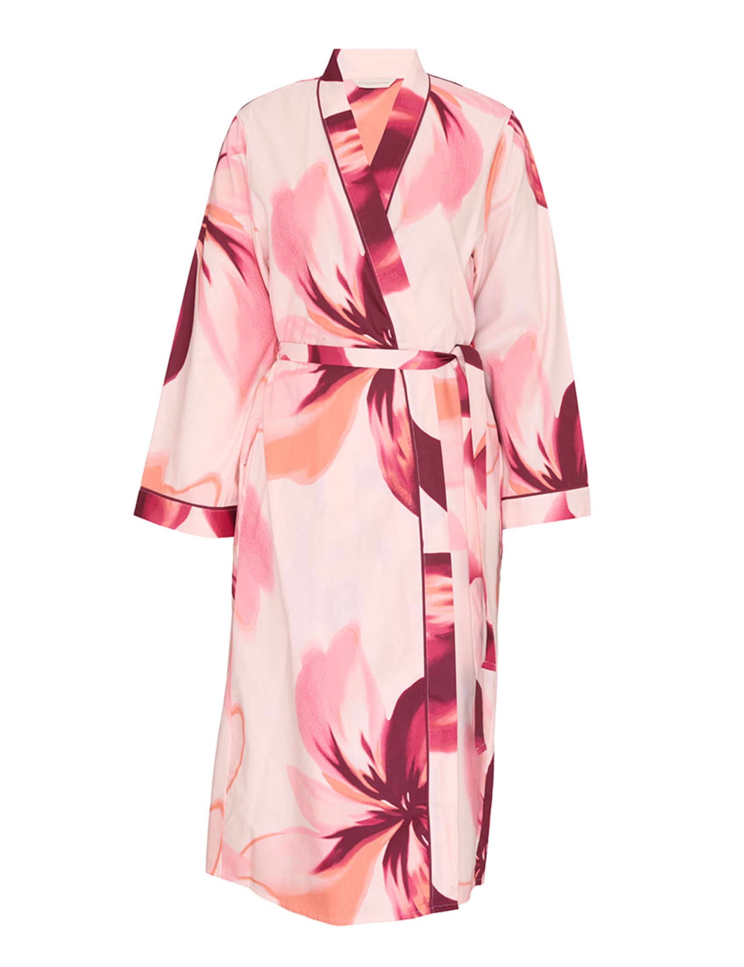 Cotton Modal Floral Dressing Gown 2 of 3