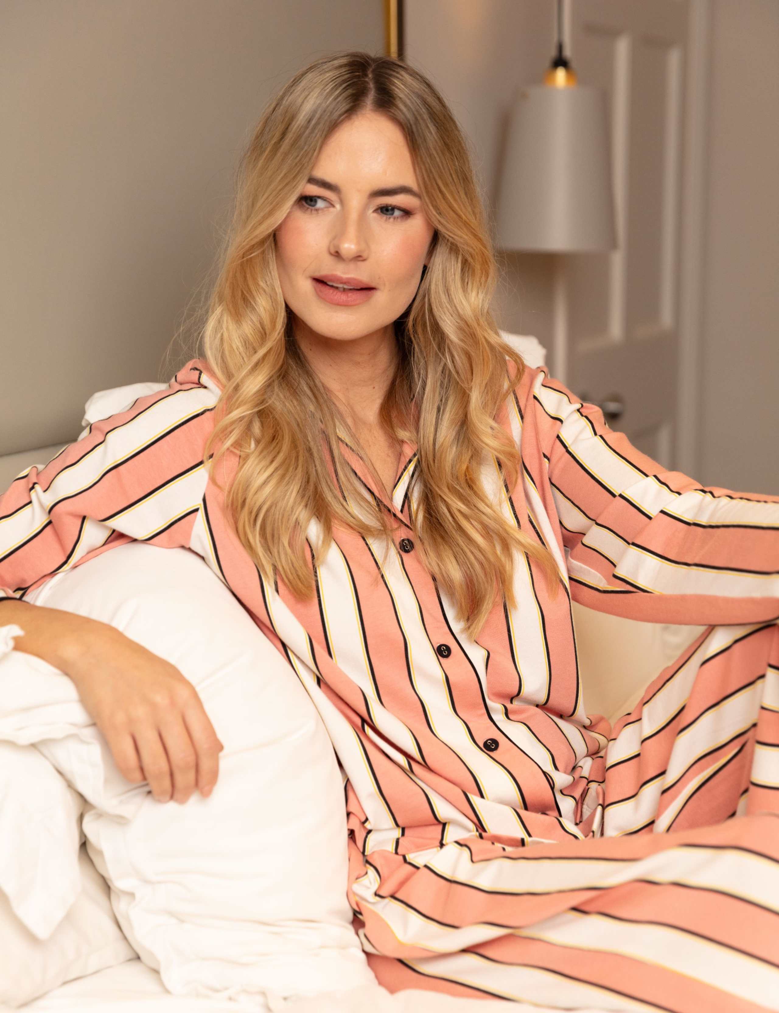 Cotton Modal Blend Striped Pyjama Top 3 of 4